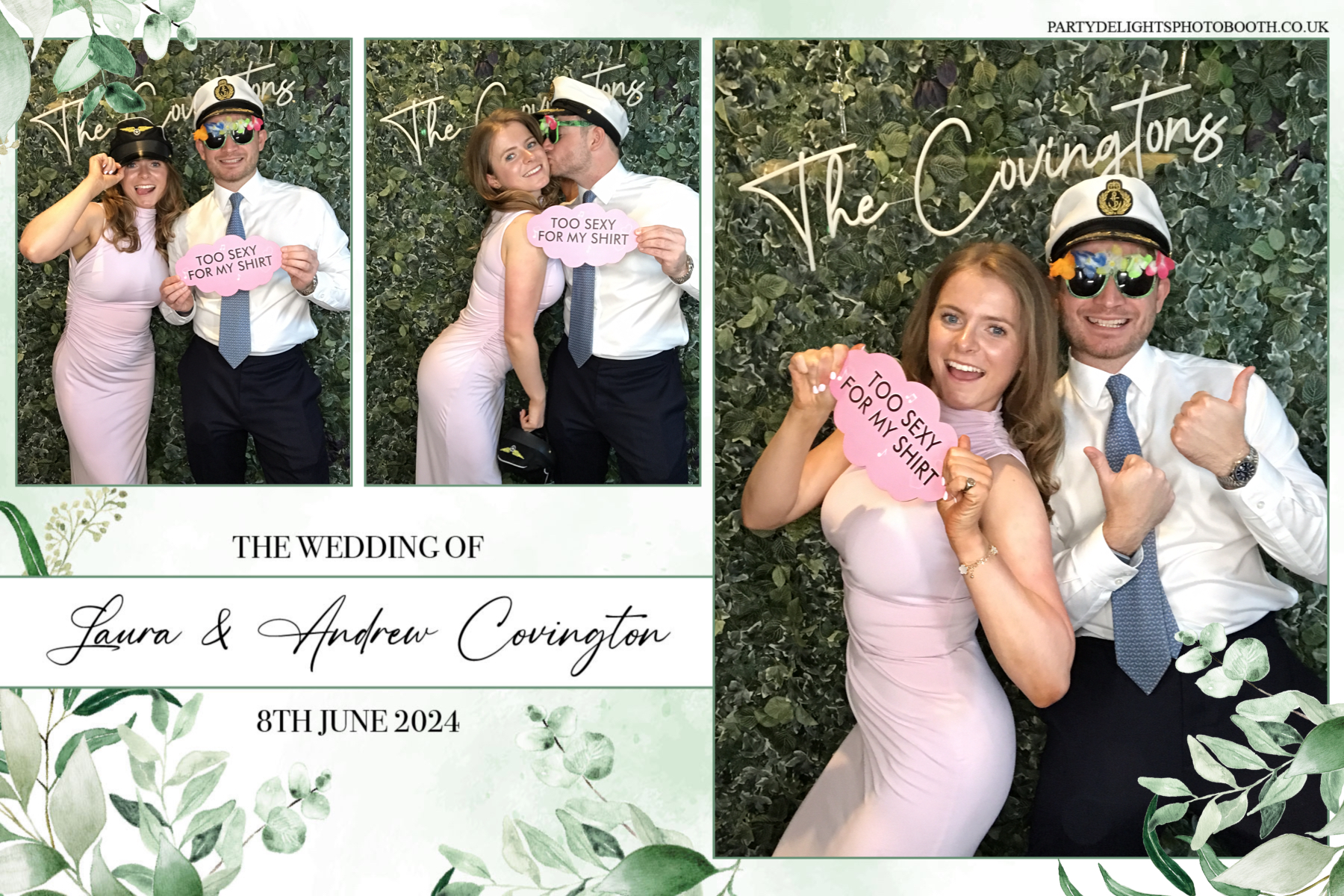 Laura & Andrew’s wedding | View more photos from the event at gallery.partydelightsphotobooth.co.uk/u/PartyDelightsPhotoBooth/Laura-Andrew’s-wedding
