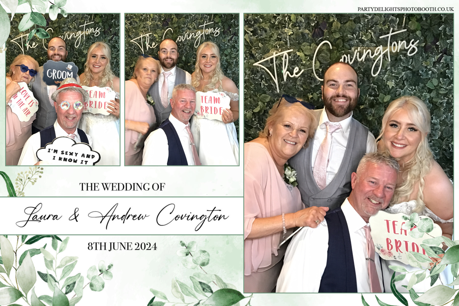 Laura & Andrew’s wedding | View more photos from the event at gallery.partydelightsphotobooth.co.uk/u/PartyDelightsPhotoBooth/Laura-Andrew’s-wedding