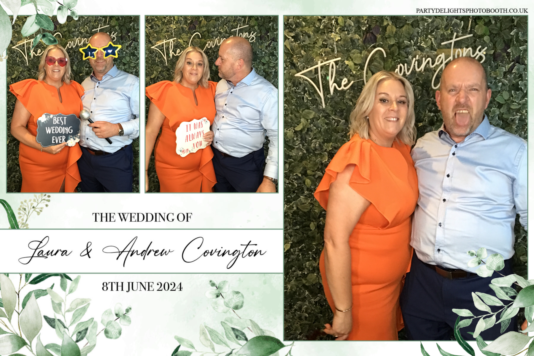 Laura & Andrew’s wedding | View more photos from the event at gallery.partydelightsphotobooth.co.uk/u/PartyDelightsPhotoBooth/Laura-Andrew’s-wedding