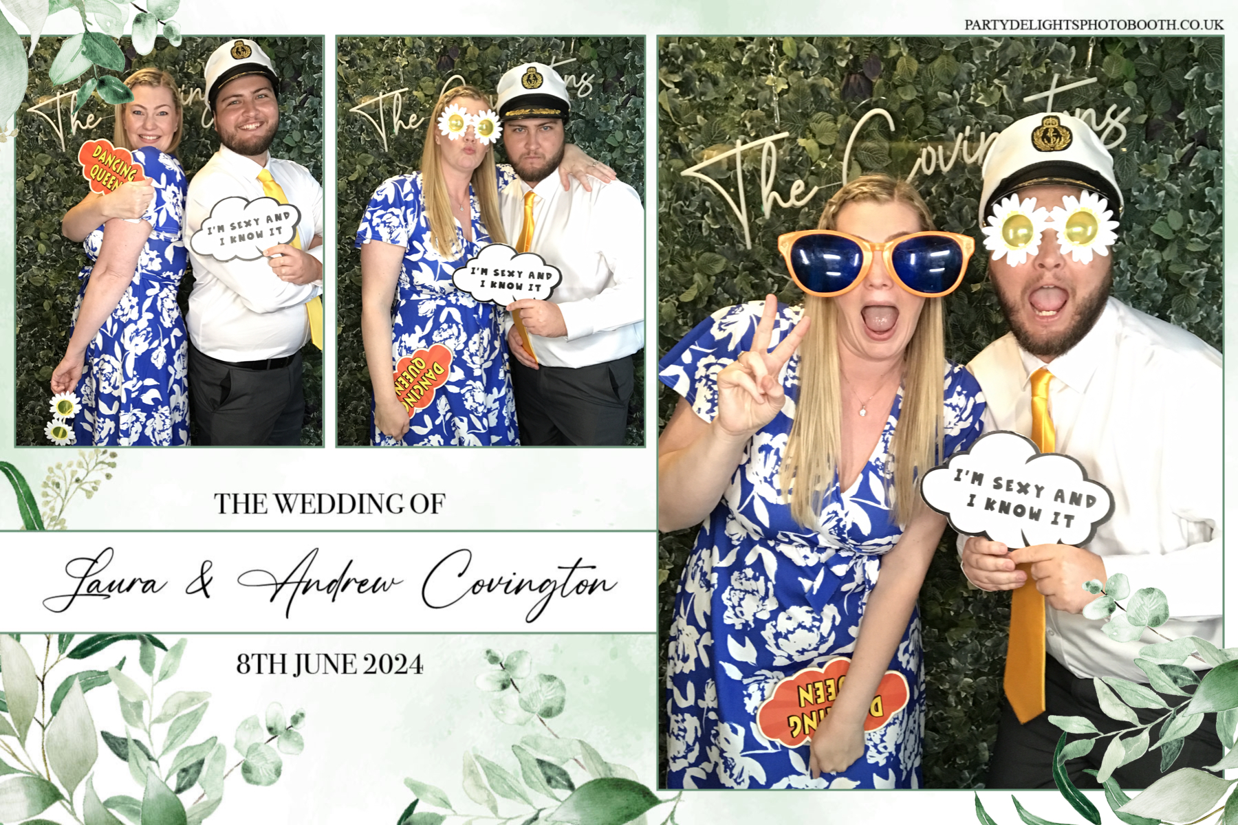 Laura & Andrew’s wedding | View more photos from the event at gallery.partydelightsphotobooth.co.uk/u/PartyDelightsPhotoBooth/Laura-Andrew’s-wedding