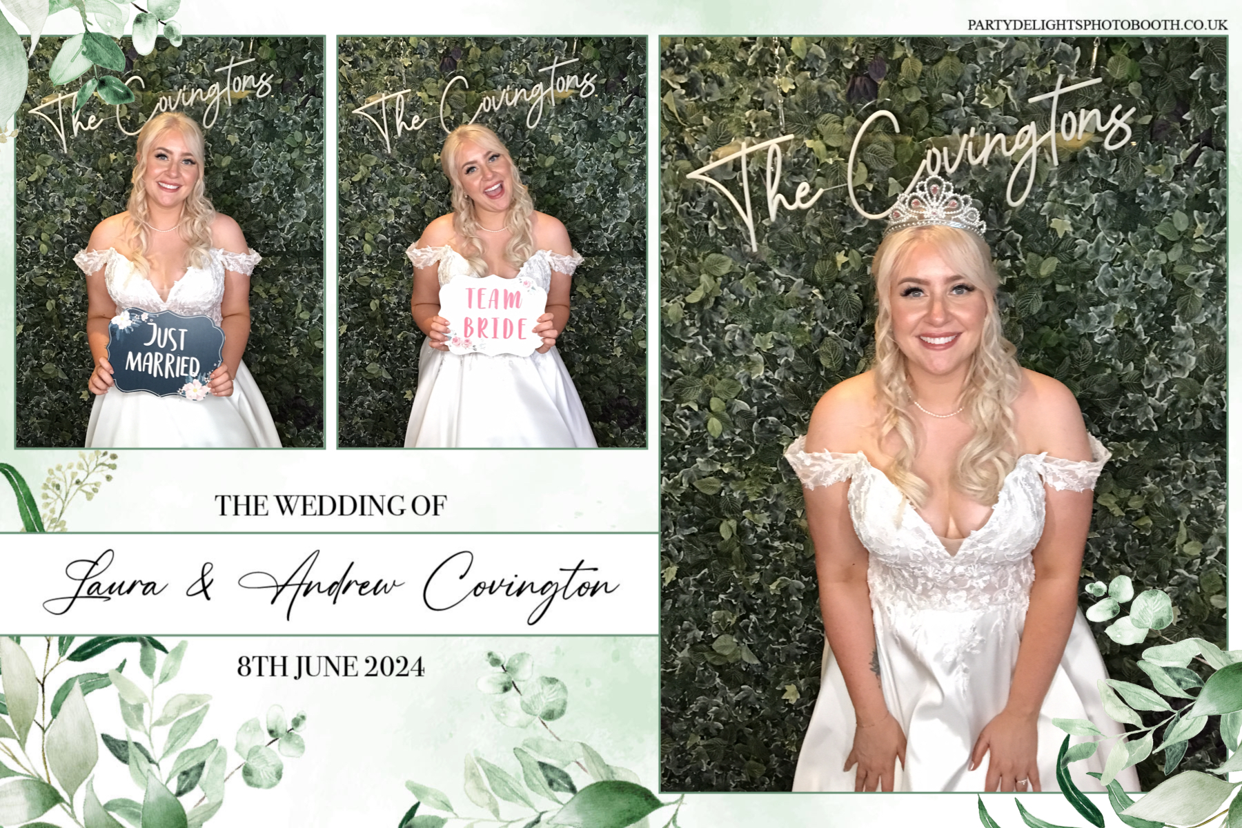 Laura & Andrew’s wedding | View more photos from the event at gallery.partydelightsphotobooth.co.uk/u/PartyDelightsPhotoBooth/Laura-Andrew’s-wedding