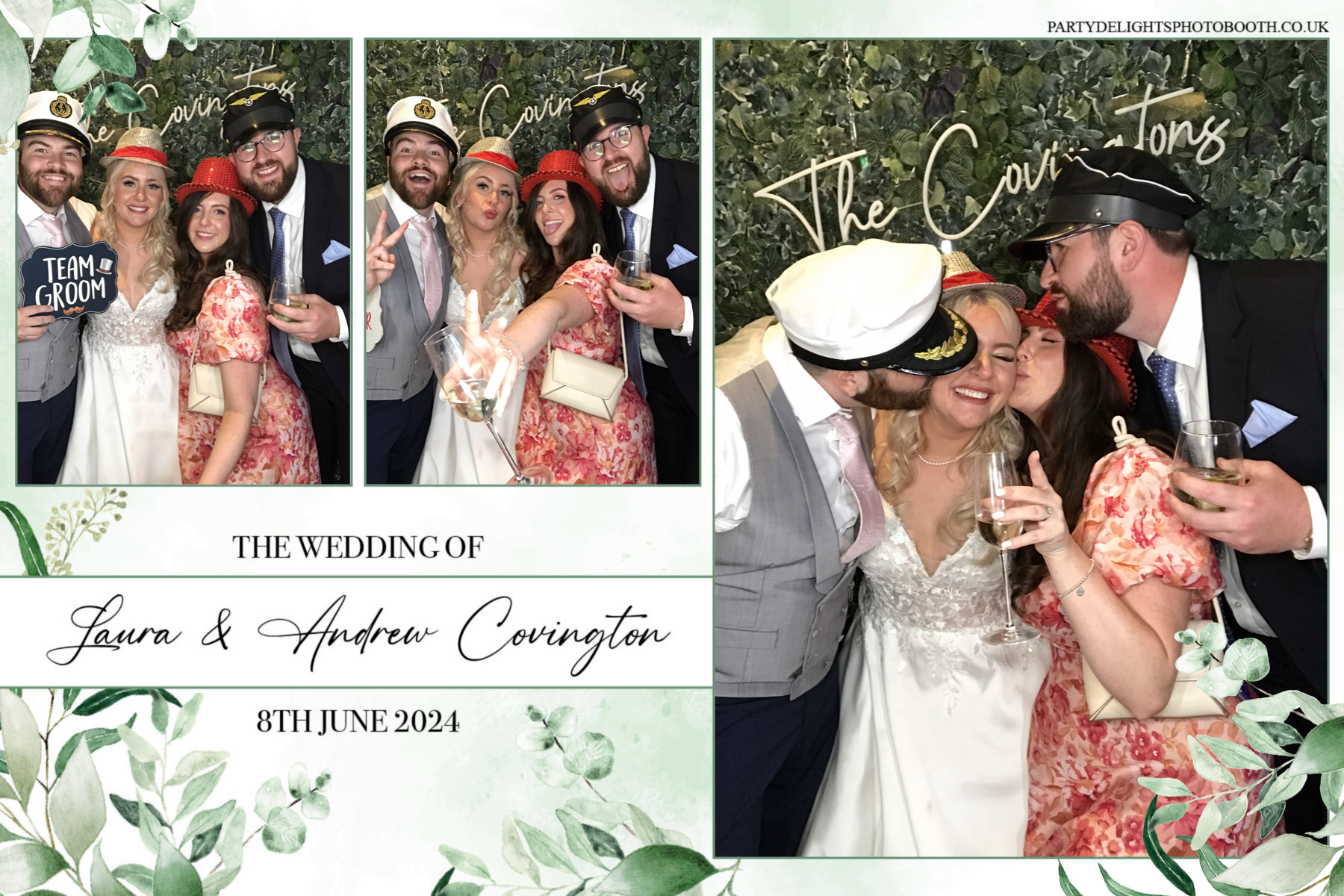 Laura & Andrew’s wedding | View more photos from the event at gallery.partydelightsphotobooth.co.uk/u/PartyDelightsPhotoBooth/Laura-Andrew’s-wedding