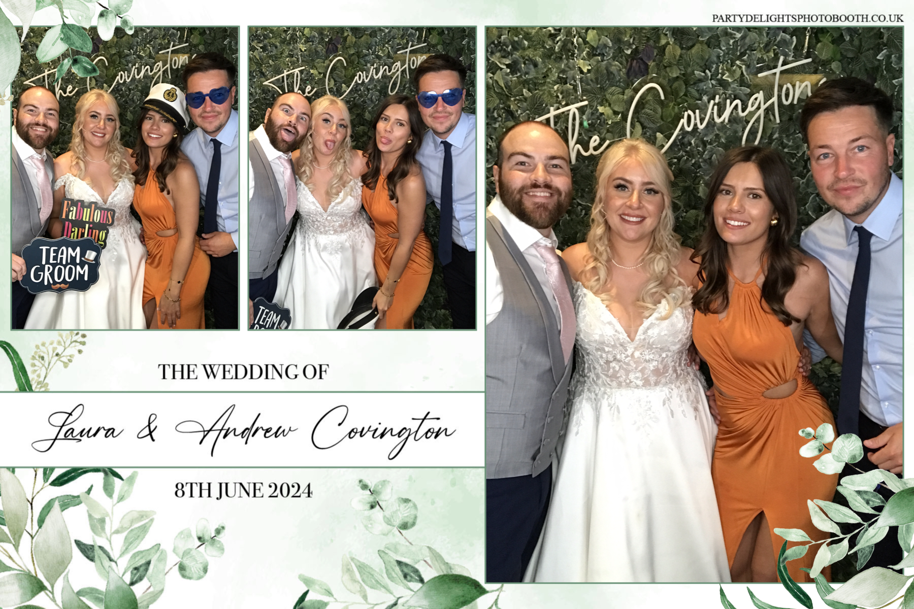 Laura & Andrew’s wedding | View more photos from the event at gallery.partydelightsphotobooth.co.uk/u/PartyDelightsPhotoBooth/Laura-Andrew’s-wedding