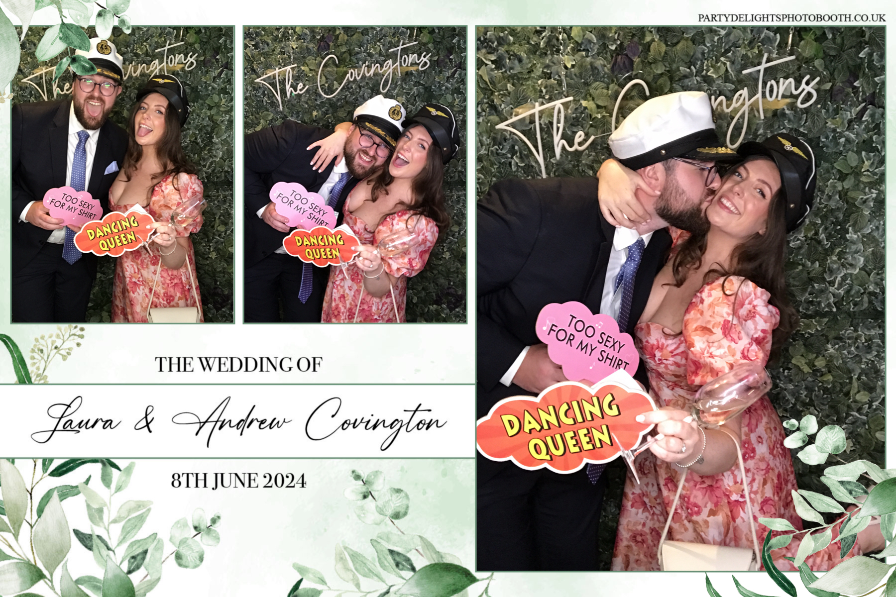 Laura & Andrew’s wedding | View more photos from the event at gallery.partydelightsphotobooth.co.uk/u/PartyDelightsPhotoBooth/Laura-Andrew’s-wedding