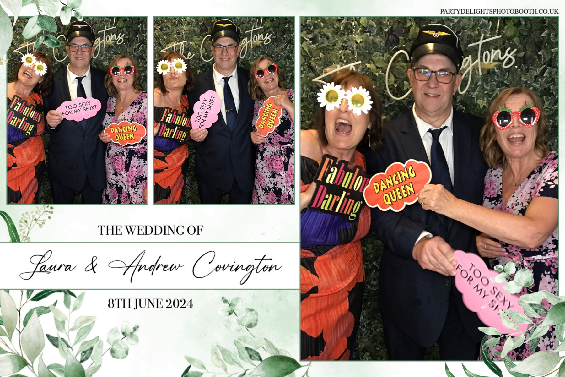 Laura & Andrew’s wedding | View more photos from the event at gallery.partydelightsphotobooth.co.uk/u/PartyDelightsPhotoBooth/Laura-Andrew’s-wedding