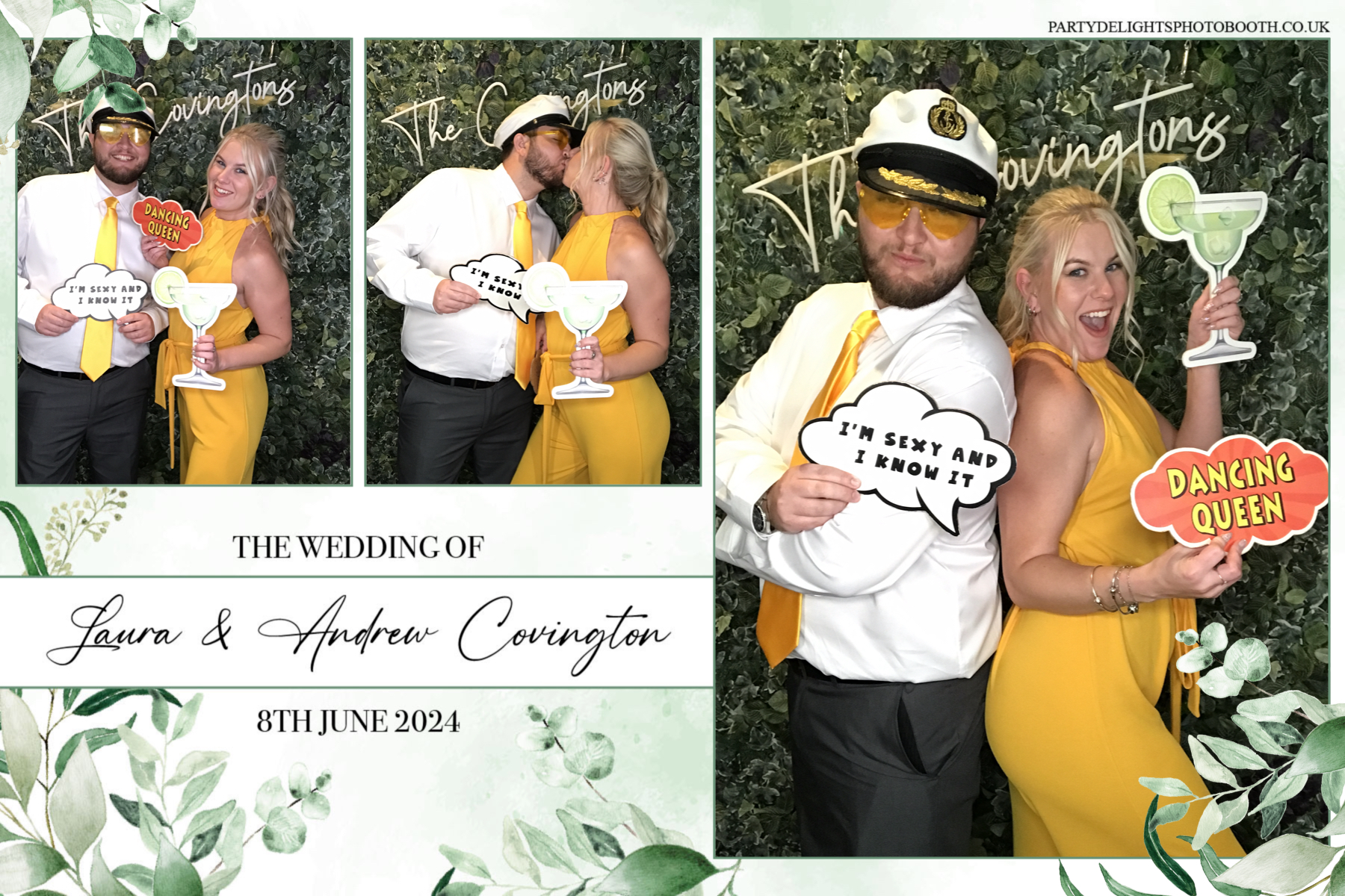 Laura & Andrew’s wedding | View more photos from the event at gallery.partydelightsphotobooth.co.uk/u/PartyDelightsPhotoBooth/Laura-Andrew’s-wedding