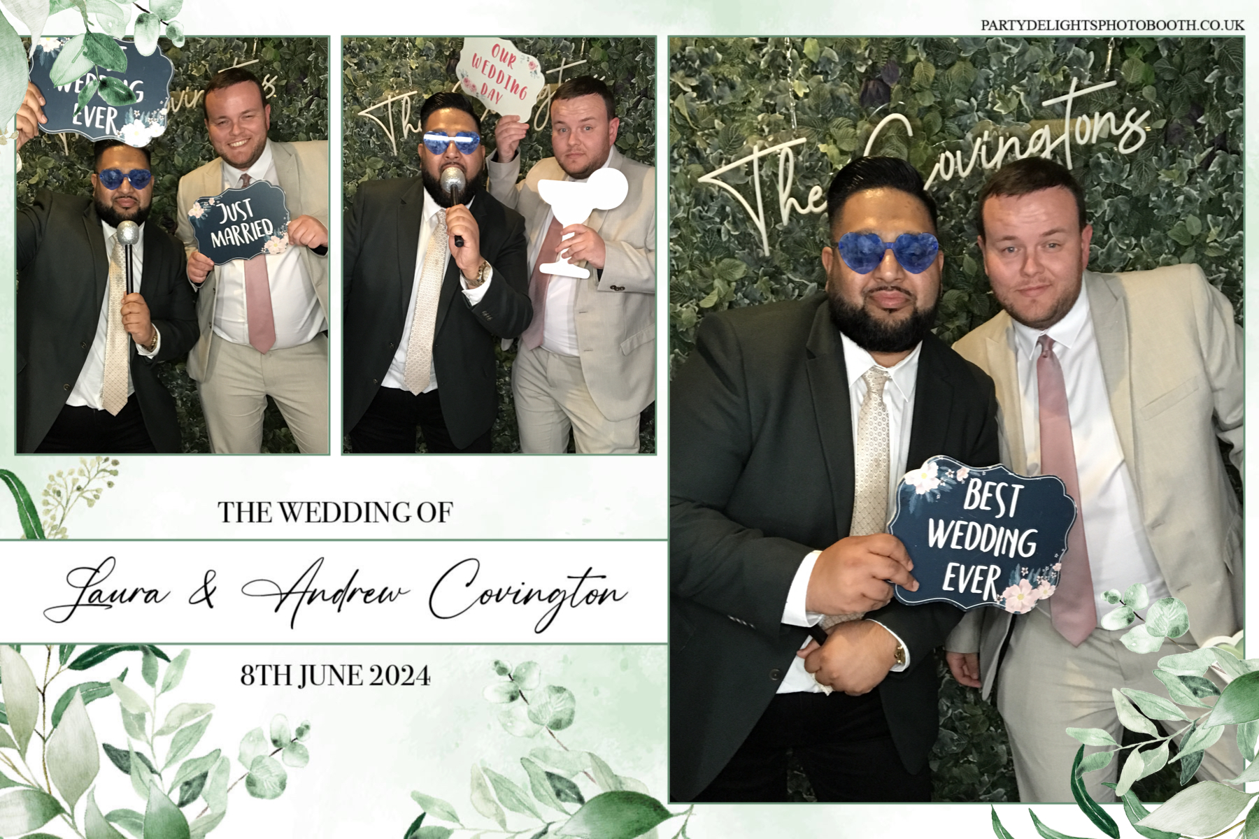Laura & Andrew’s wedding | View more photos from the event at gallery.partydelightsphotobooth.co.uk/u/PartyDelightsPhotoBooth/Laura-Andrew’s-wedding