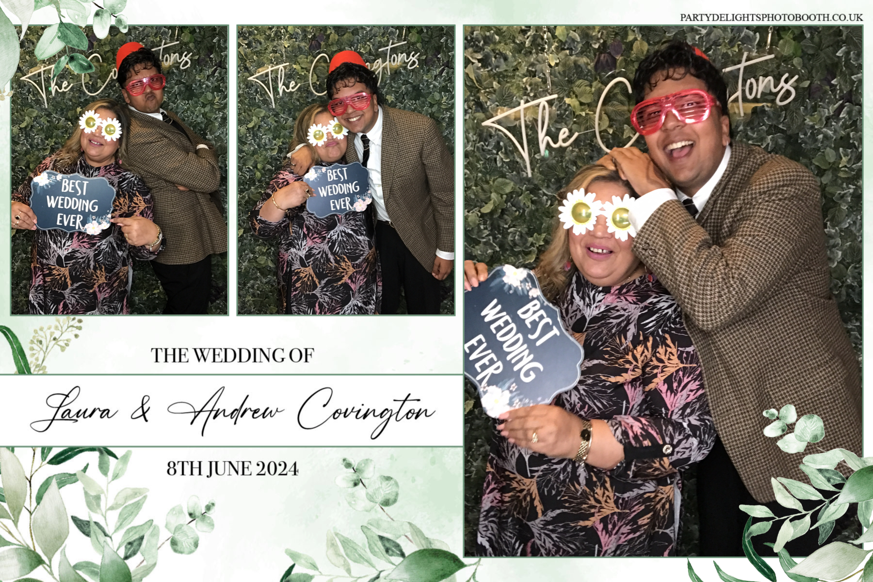 Laura & Andrew’s wedding | View more photos from the event at gallery.partydelightsphotobooth.co.uk/u/PartyDelightsPhotoBooth/Laura-Andrew’s-wedding