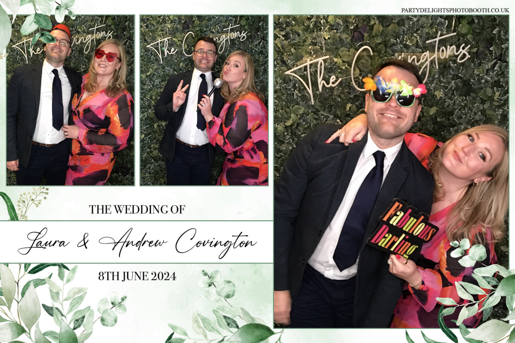 Laura & Andrew’s wedding | View more photos from the event at gallery.partydelightsphotobooth.co.uk/u/PartyDelightsPhotoBooth/Laura-Andrew’s-wedding