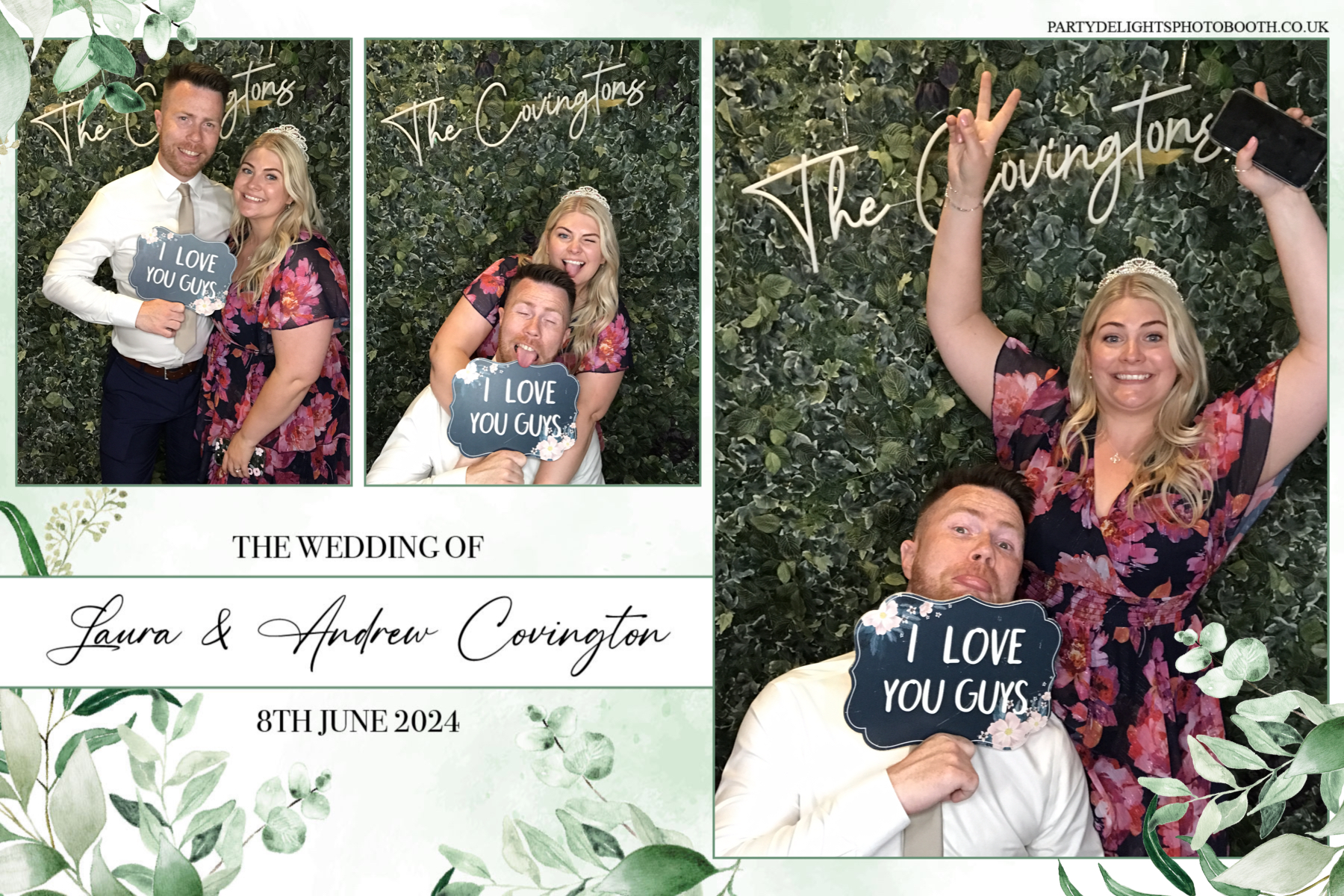 Laura & Andrew’s wedding | View more photos from the event at gallery.partydelightsphotobooth.co.uk/u/PartyDelightsPhotoBooth/Laura-Andrew’s-wedding
