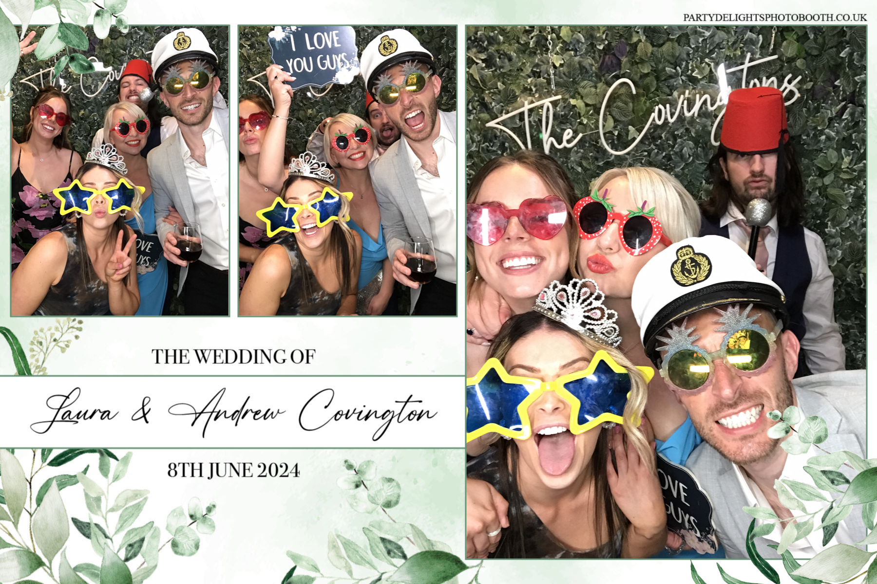 Laura & Andrew’s wedding | View more photos from the event at gallery.partydelightsphotobooth.co.uk/u/PartyDelightsPhotoBooth/Laura-Andrew’s-wedding