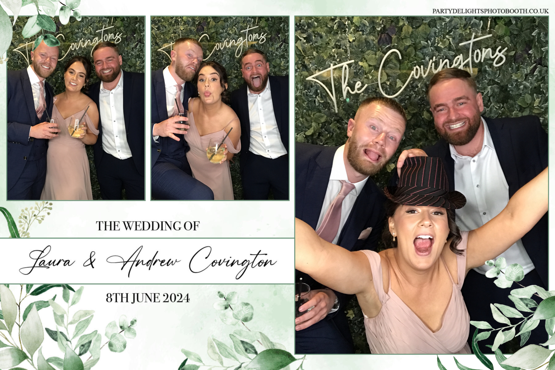 Laura & Andrew’s wedding | View more photos from the event at gallery.partydelightsphotobooth.co.uk/u/PartyDelightsPhotoBooth/Laura-Andrew’s-wedding