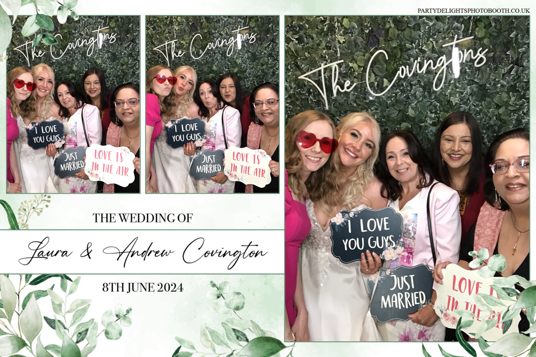 Laura & Andrew’s wedding | View more photos from the event at gallery.partydelightsphotobooth.co.uk/u/PartyDelightsPhotoBooth/Laura-Andrew’s-wedding