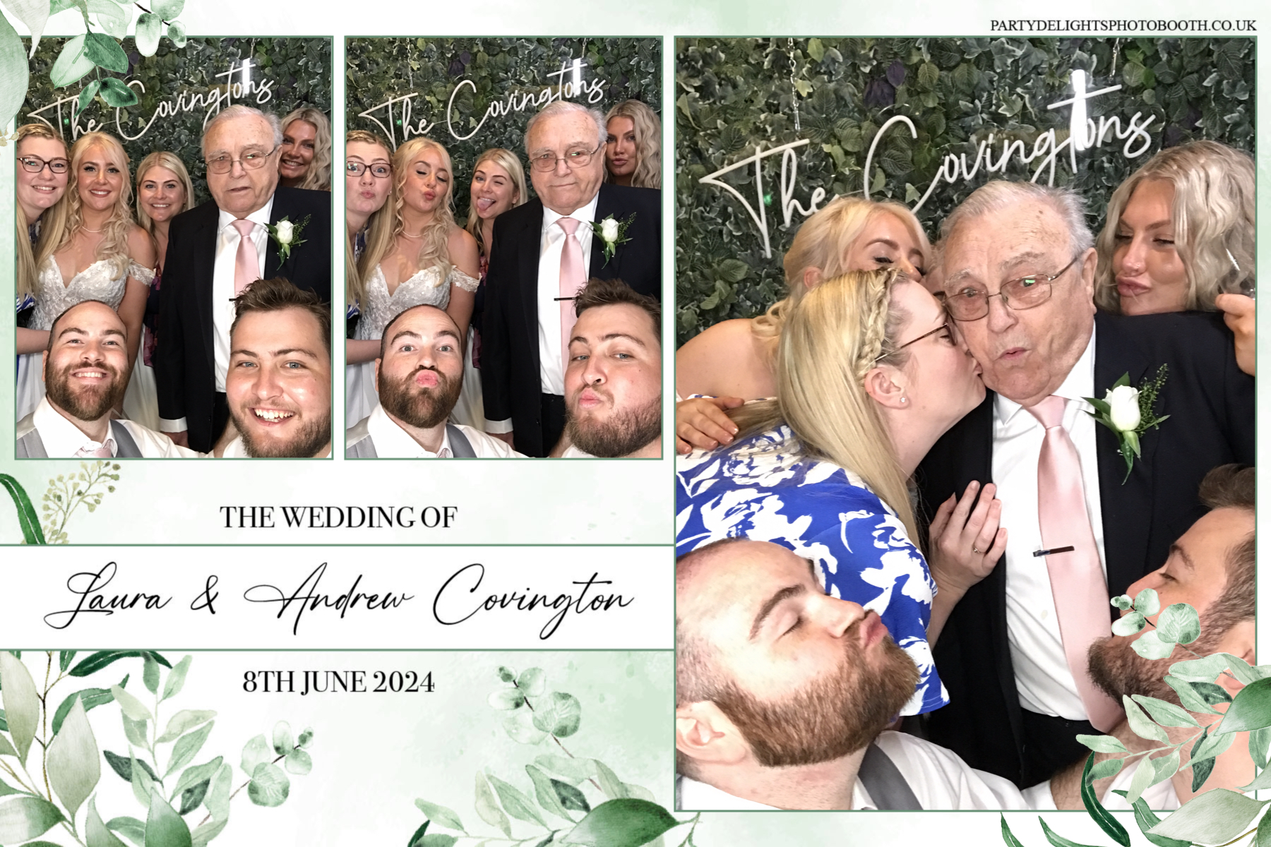 Laura & Andrew’s wedding | View more photos from the event at gallery.partydelightsphotobooth.co.uk/u/PartyDelightsPhotoBooth/Laura-Andrew’s-wedding
