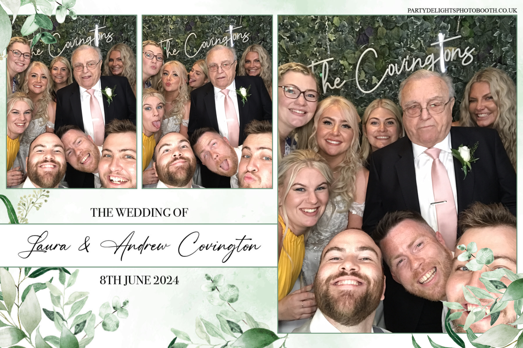 Laura & Andrew’s wedding | View more photos from the event at gallery.partydelightsphotobooth.co.uk/u/PartyDelightsPhotoBooth/Laura-Andrew’s-wedding