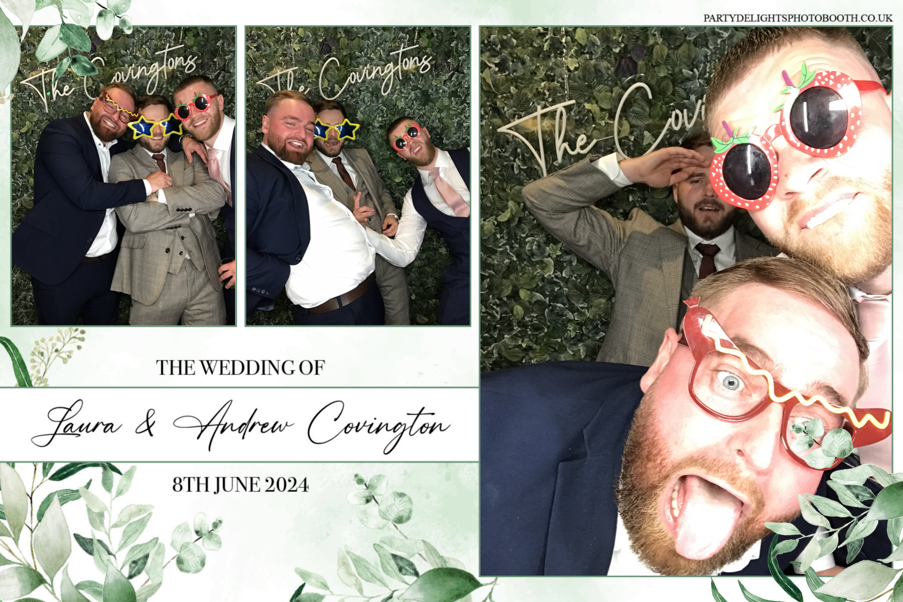 Laura & Andrew’s wedding | View more photos from the event at gallery.partydelightsphotobooth.co.uk/u/PartyDelightsPhotoBooth/Laura-Andrew’s-wedding