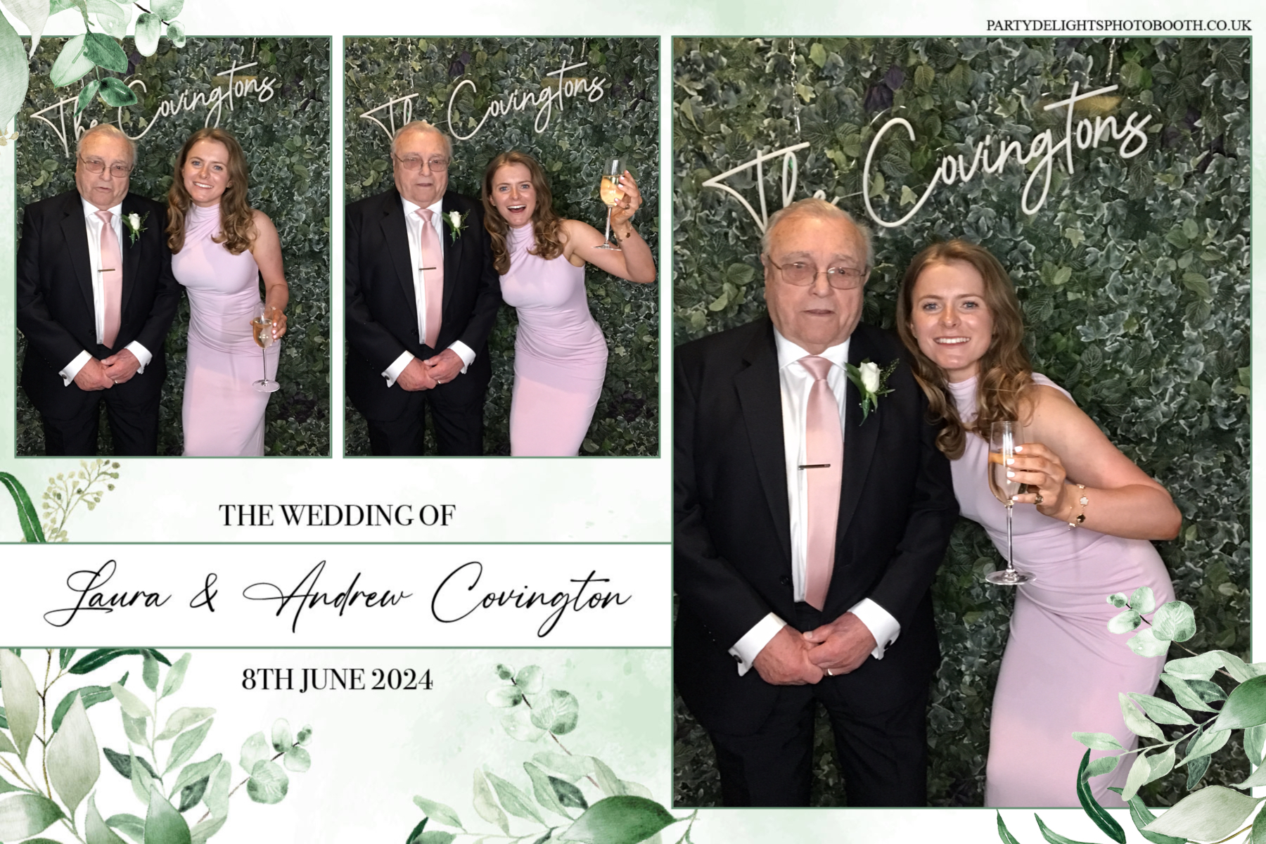 Laura & Andrew’s wedding | View more photos from the event at gallery.partydelightsphotobooth.co.uk/u/PartyDelightsPhotoBooth/Laura-Andrew’s-wedding