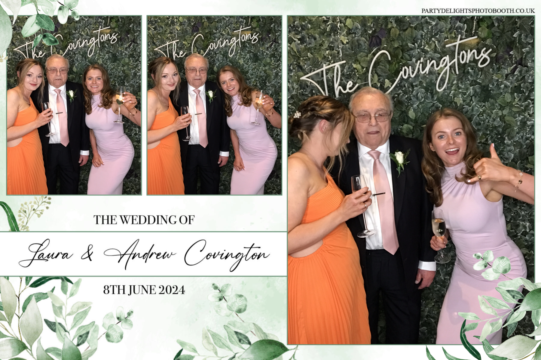 Laura & Andrew’s wedding | View more photos from the event at gallery.partydelightsphotobooth.co.uk/u/PartyDelightsPhotoBooth/Laura-Andrew’s-wedding