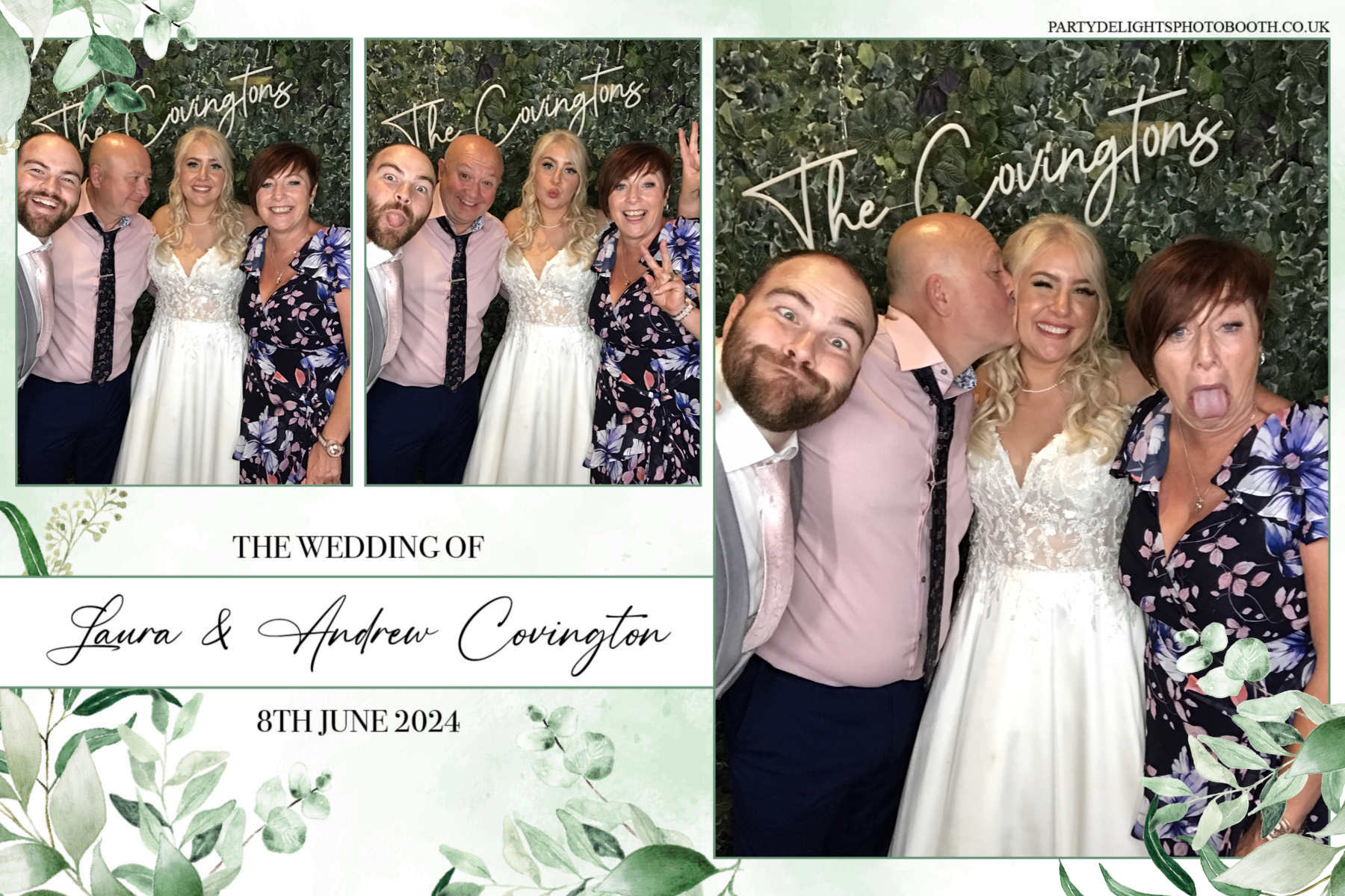 Laura & Andrew’s wedding | View more photos from the event at gallery.partydelightsphotobooth.co.uk/u/PartyDelightsPhotoBooth/Laura-Andrew’s-wedding