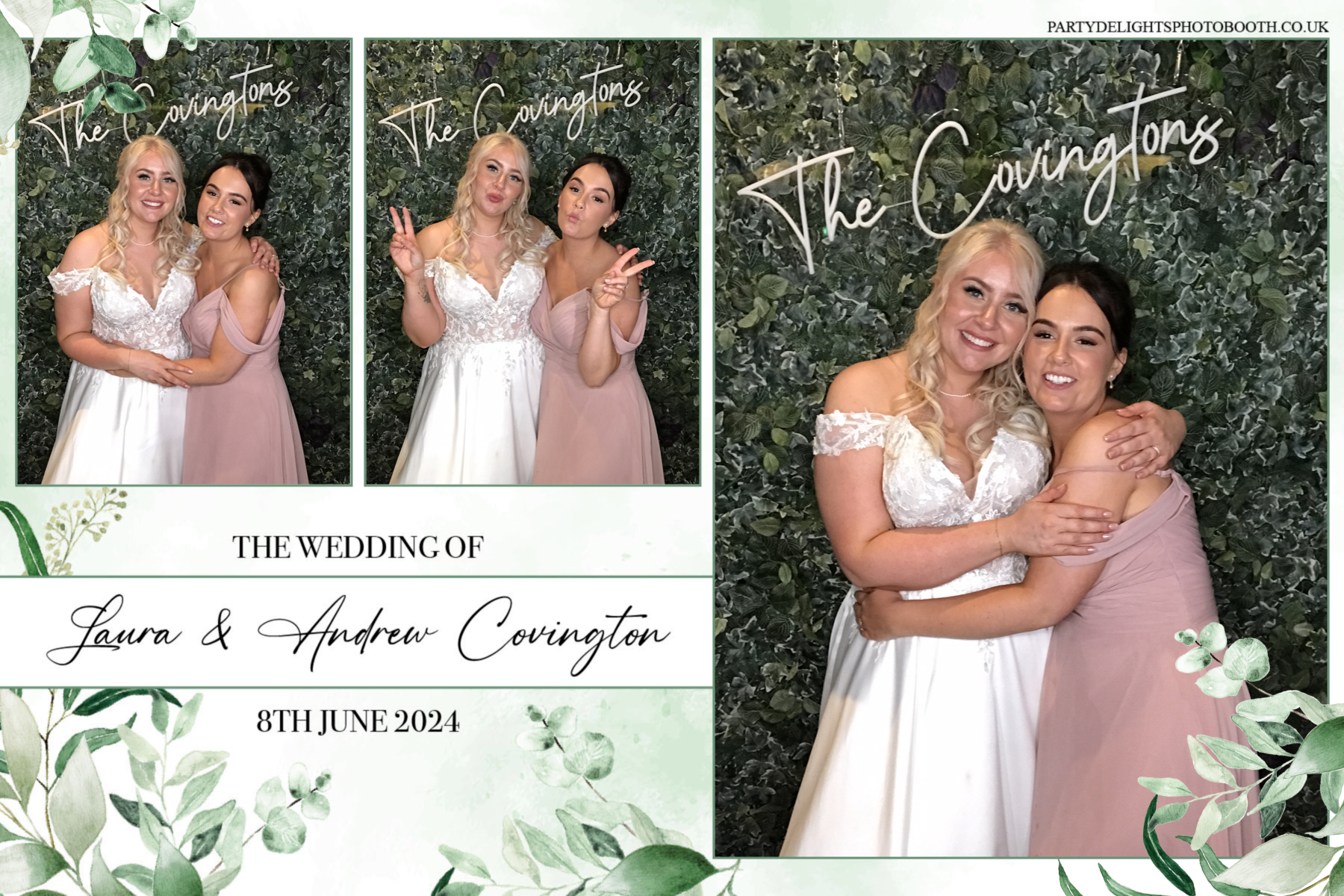 Laura & Andrew’s wedding | View more photos from the event at gallery.partydelightsphotobooth.co.uk/u/PartyDelightsPhotoBooth/Laura-Andrew’s-wedding