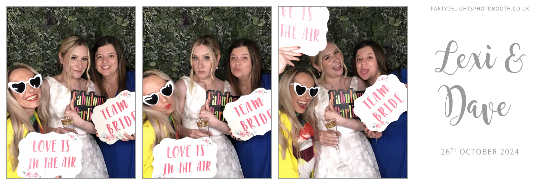 Lexi and Dave’s Wedding | View more photos from the event at gallery.partydelightsphotobooth.co.uk/u/PartyDelightsPhotoBooth/Lexi-and-Dave’s-Wedding