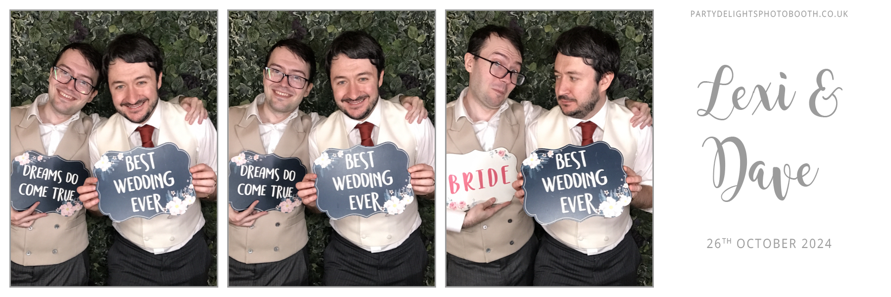 Lexi and Dave’s Wedding | View more photos from the event at gallery.partydelightsphotobooth.co.uk/u/PartyDelightsPhotoBooth/Lexi-and-Dave’s-Wedding