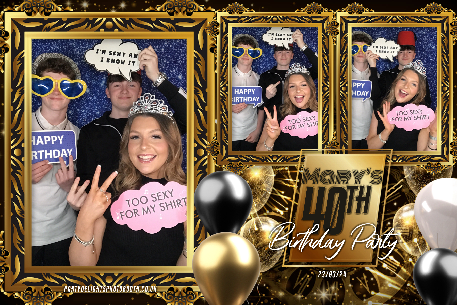 Marys 40th Birthday | View more photos from the event at gallery.partydelightsphotobooth.co.uk/u/PartyDelightsPhotoBooth/Marys-40th-Birthday