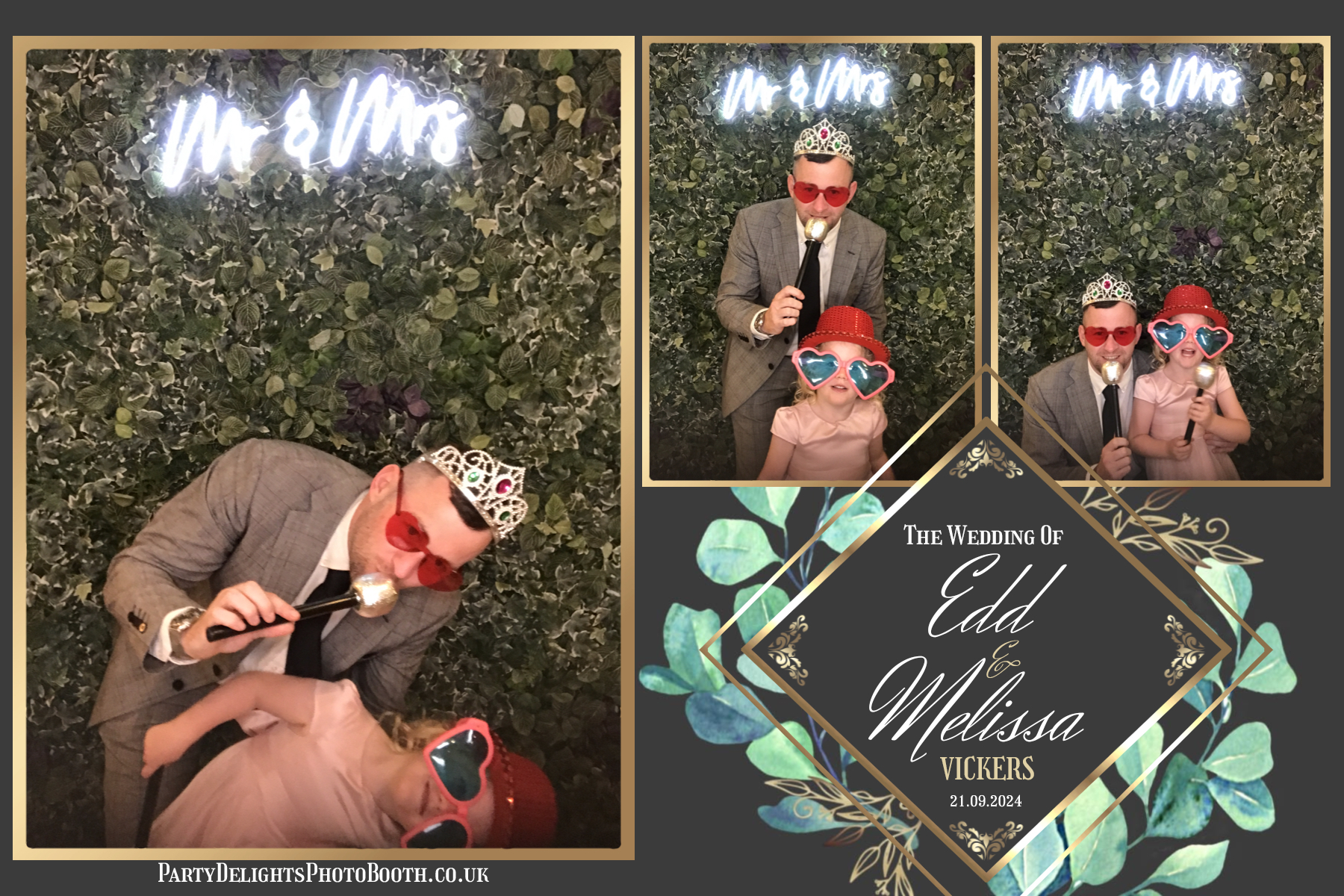Melissa & Edd’s Wedding | View more photos from the event at gallery.partydelightsphotobooth.co.uk/u/PartyDelightsPhotoBooth/Melissa-Edd’s-Wedding