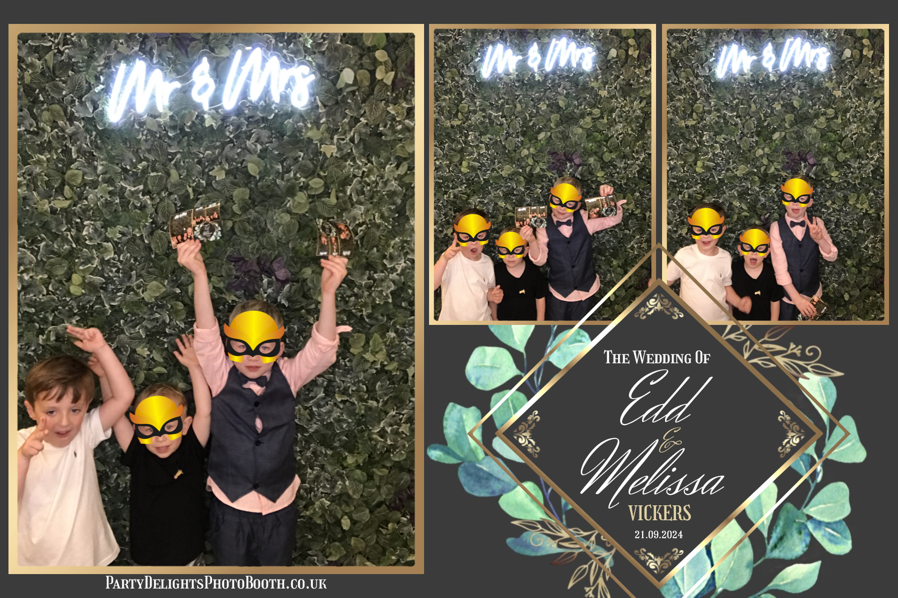 Melissa & Edd’s Wedding | View more photos from the event at gallery.partydelightsphotobooth.co.uk/u/PartyDelightsPhotoBooth/Melissa-Edd’s-Wedding