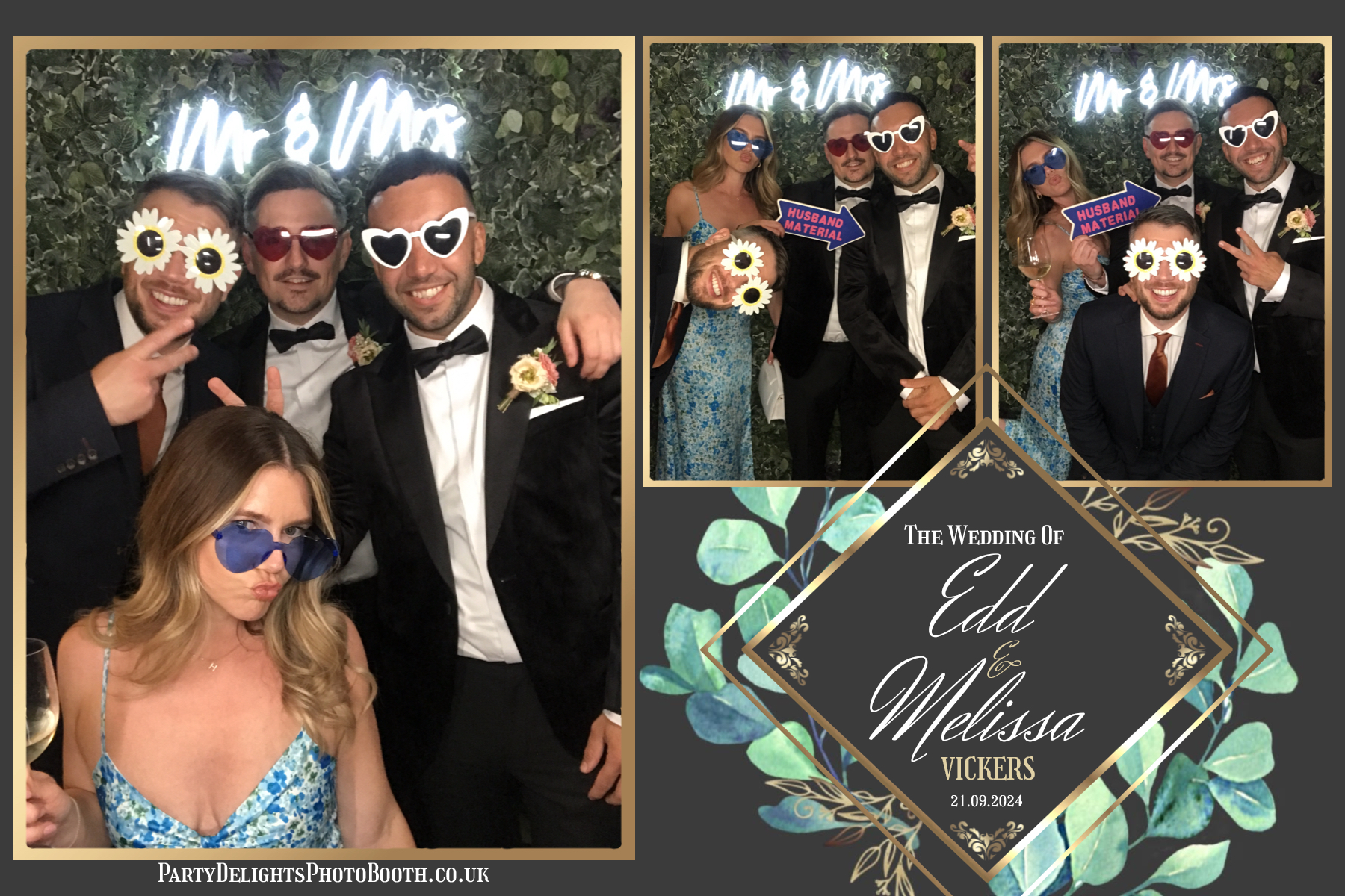 Melissa & Edd’s Wedding | View more photos from the event at gallery.partydelightsphotobooth.co.uk/u/PartyDelightsPhotoBooth/Melissa-Edd’s-Wedding