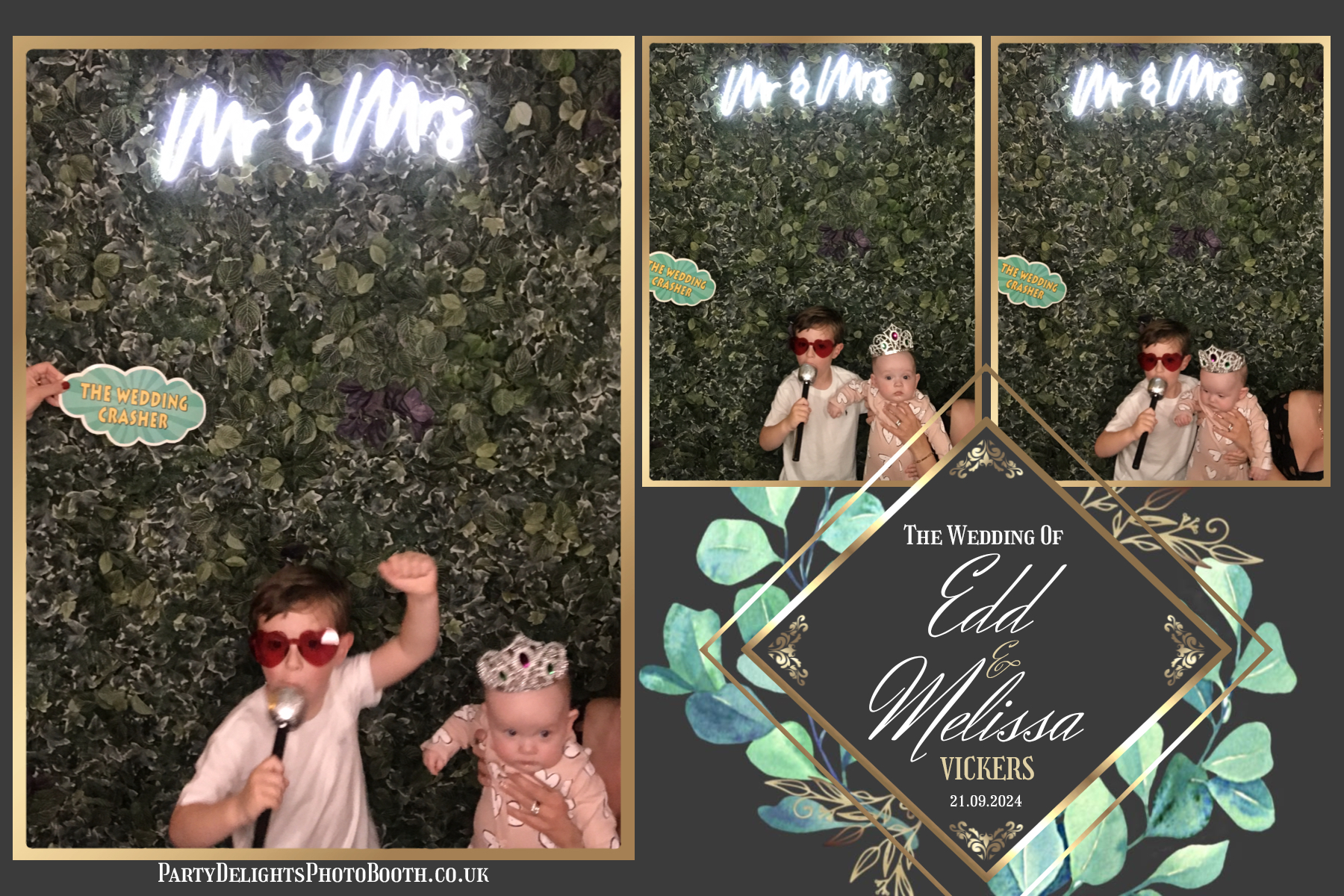 Melissa & Edd’s Wedding | View more photos from the event at gallery.partydelightsphotobooth.co.uk/u/PartyDelightsPhotoBooth/Melissa-Edd’s-Wedding