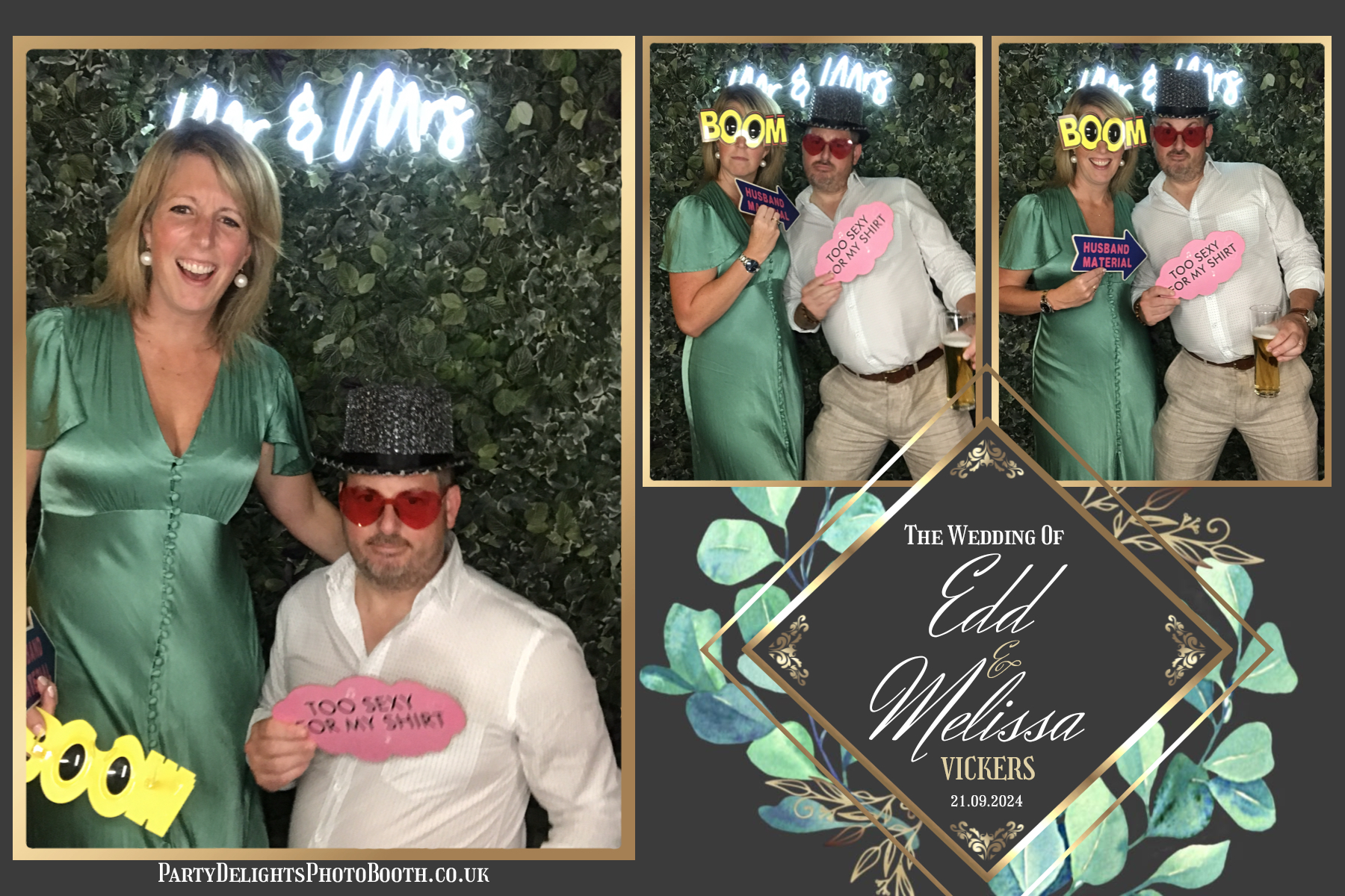 Melissa & Edd’s Wedding | View more photos from the event at gallery.partydelightsphotobooth.co.uk/u/PartyDelightsPhotoBooth/Melissa-Edd’s-Wedding