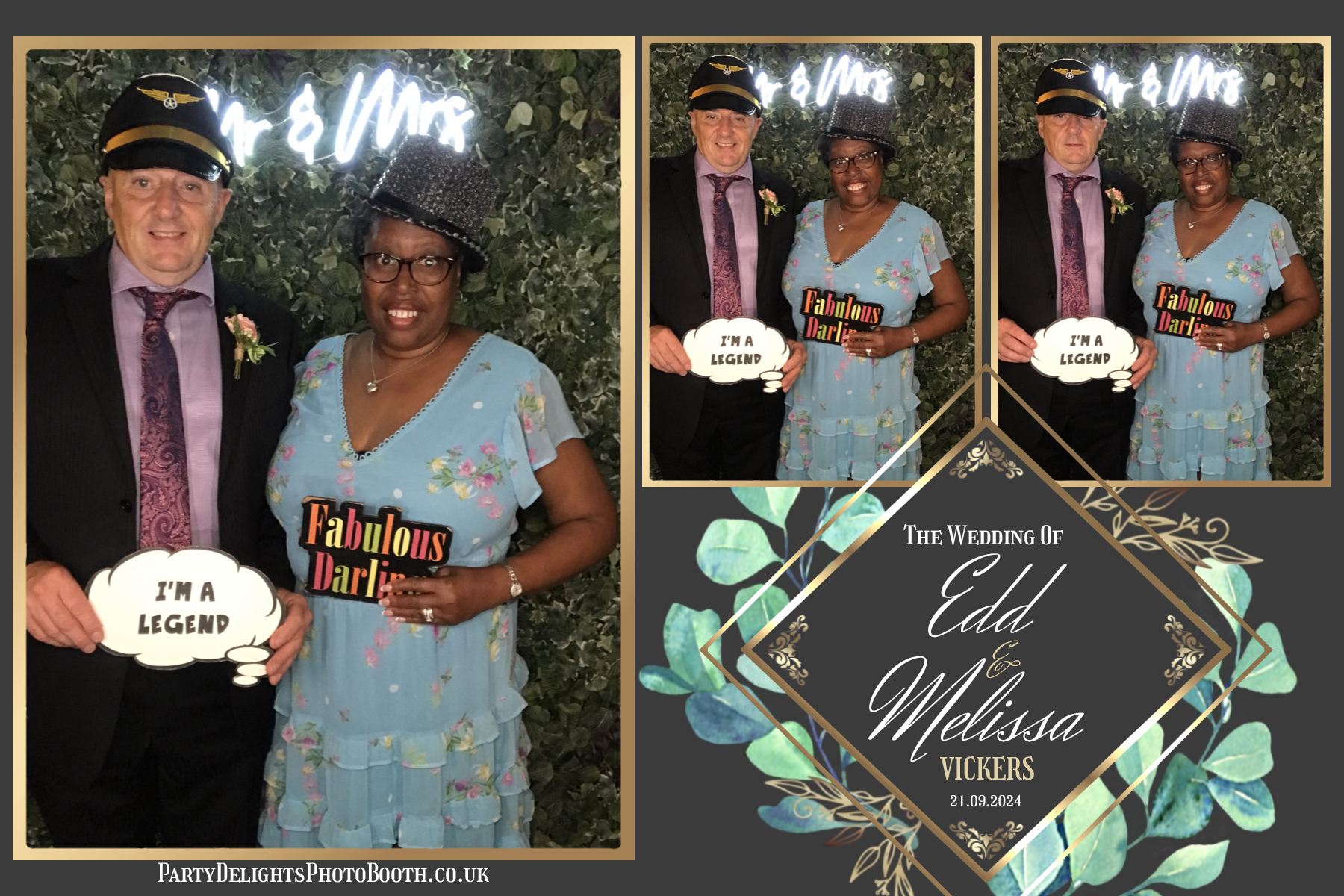 Melissa & Edd’s Wedding | View more photos from the event at gallery.partydelightsphotobooth.co.uk/u/PartyDelightsPhotoBooth/Melissa-Edd’s-Wedding