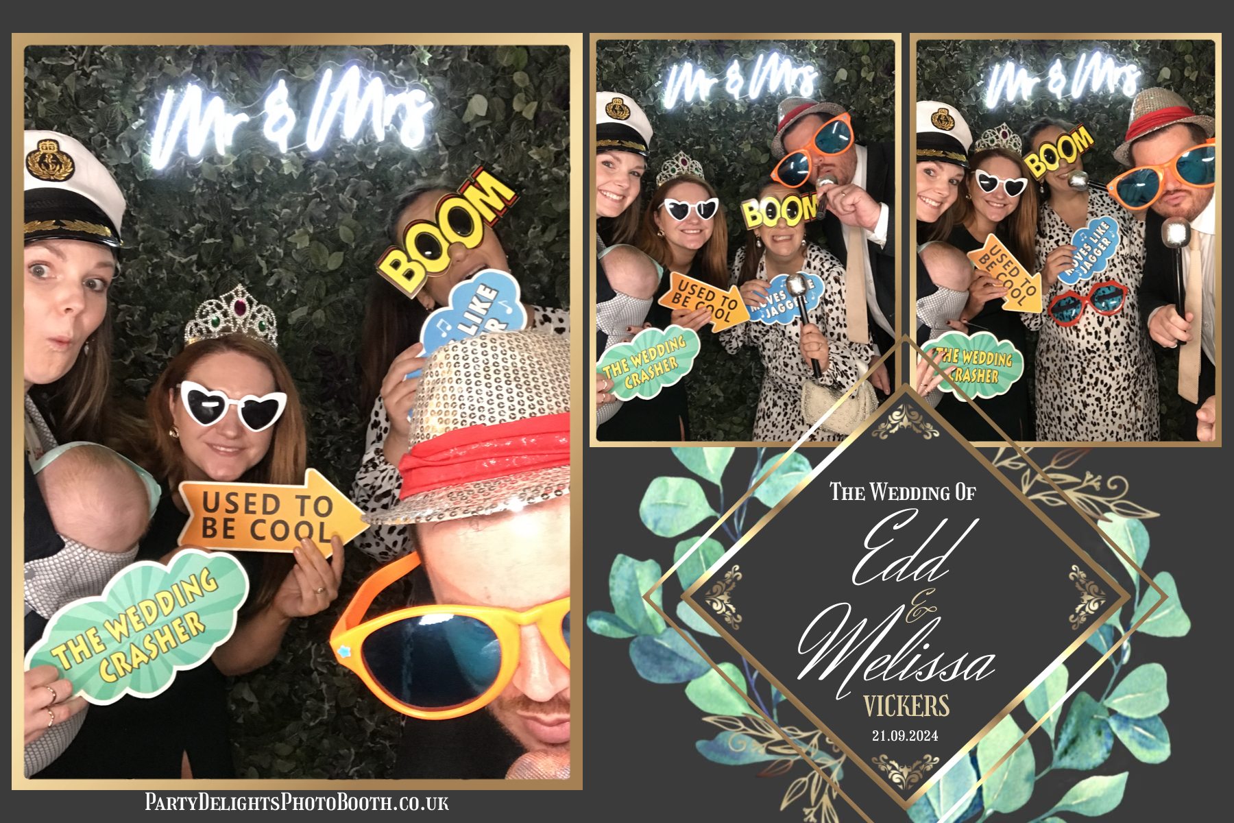 Melissa & Edd’s Wedding | View more photos from the event at gallery.partydelightsphotobooth.co.uk/u/PartyDelightsPhotoBooth/Melissa-Edd’s-Wedding