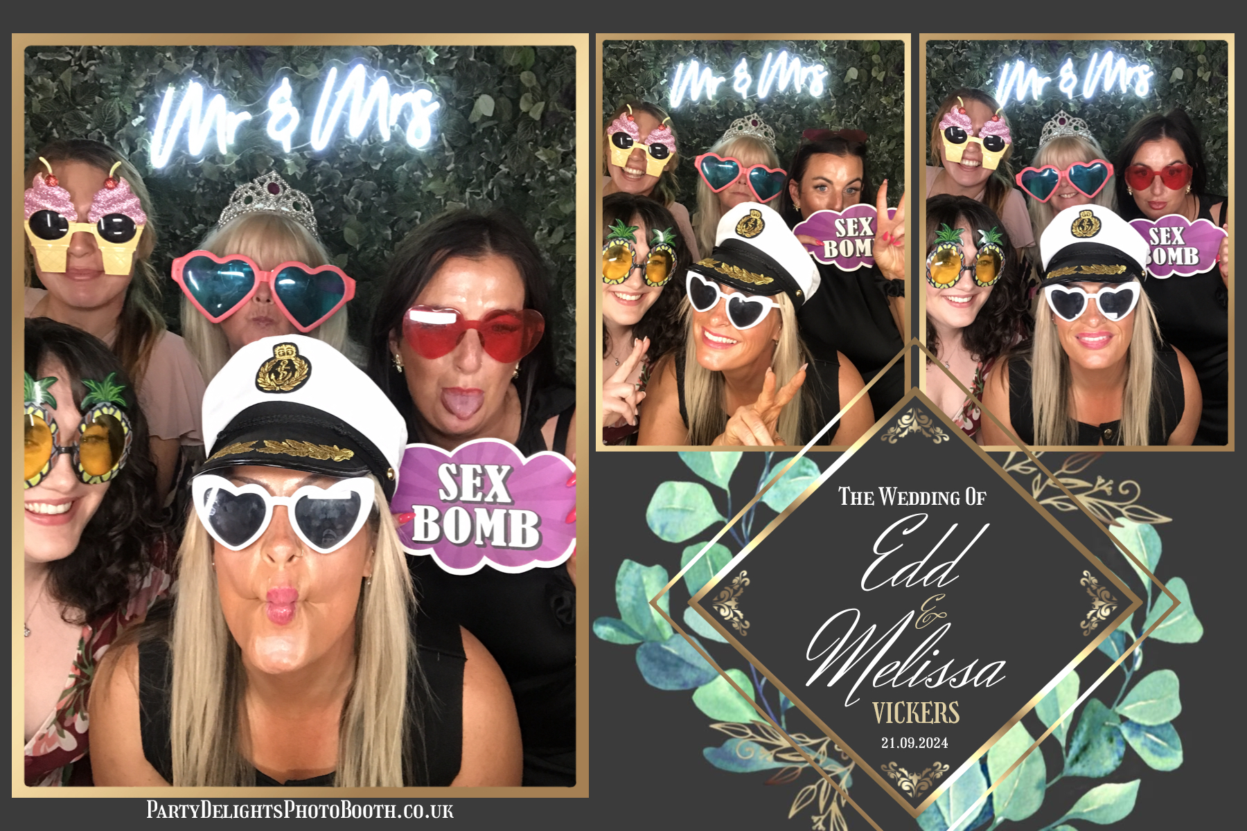 Melissa & Edd’s Wedding | View more photos from the event at gallery.partydelightsphotobooth.co.uk/u/PartyDelightsPhotoBooth/Melissa-Edd’s-Wedding