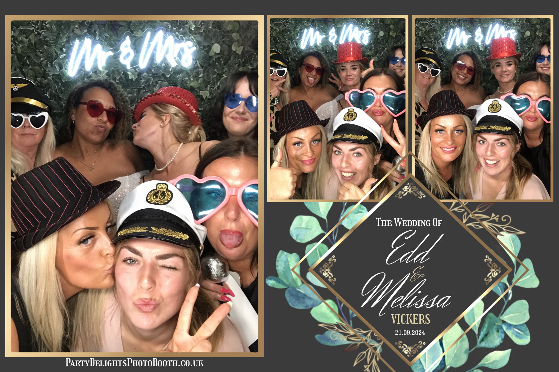 Melissa & Edd’s Wedding | View more photos from the event at gallery.partydelightsphotobooth.co.uk/u/PartyDelightsPhotoBooth/Melissa-Edd’s-Wedding