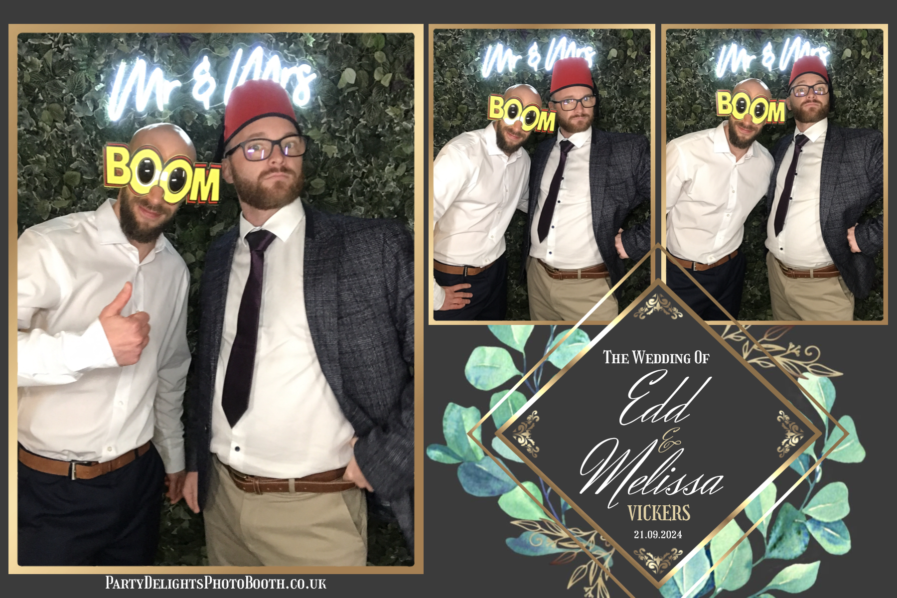 Melissa & Edd’s Wedding | View more photos from the event at gallery.partydelightsphotobooth.co.uk/u/PartyDelightsPhotoBooth/Melissa-Edd’s-Wedding