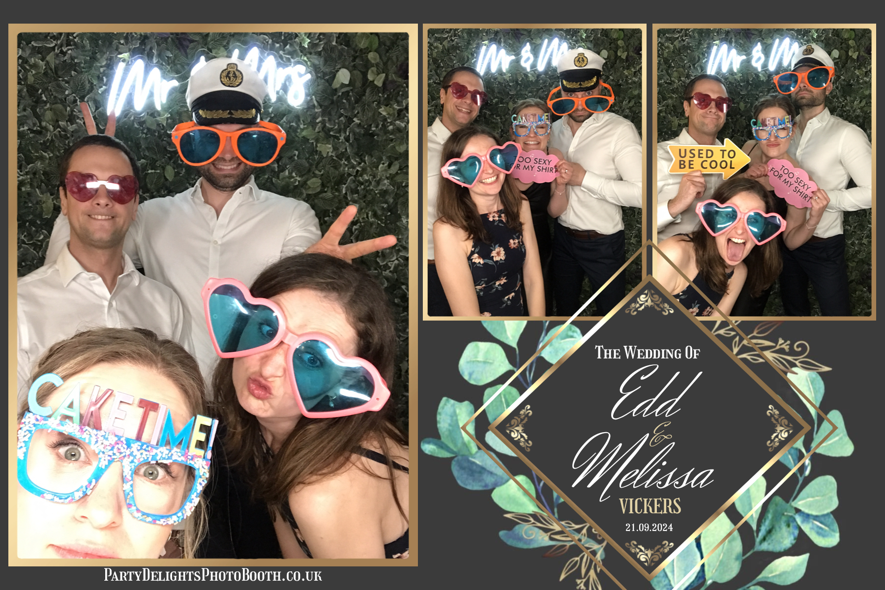Melissa & Edd’s Wedding | View more photos from the event at gallery.partydelightsphotobooth.co.uk/u/PartyDelightsPhotoBooth/Melissa-Edd’s-Wedding
