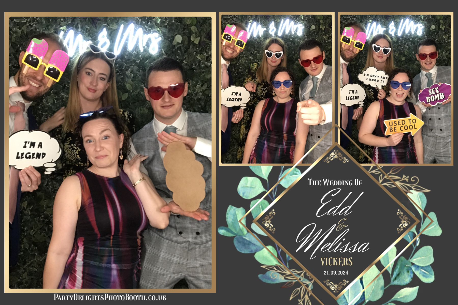 Melissa & Edd’s Wedding | View more photos from the event at gallery.partydelightsphotobooth.co.uk/u/PartyDelightsPhotoBooth/Melissa-Edd’s-Wedding