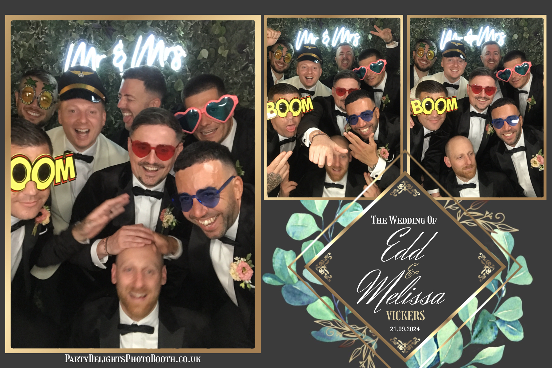 Melissa & Edd’s Wedding | View more photos from the event at gallery.partydelightsphotobooth.co.uk/u/PartyDelightsPhotoBooth/Melissa-Edd’s-Wedding