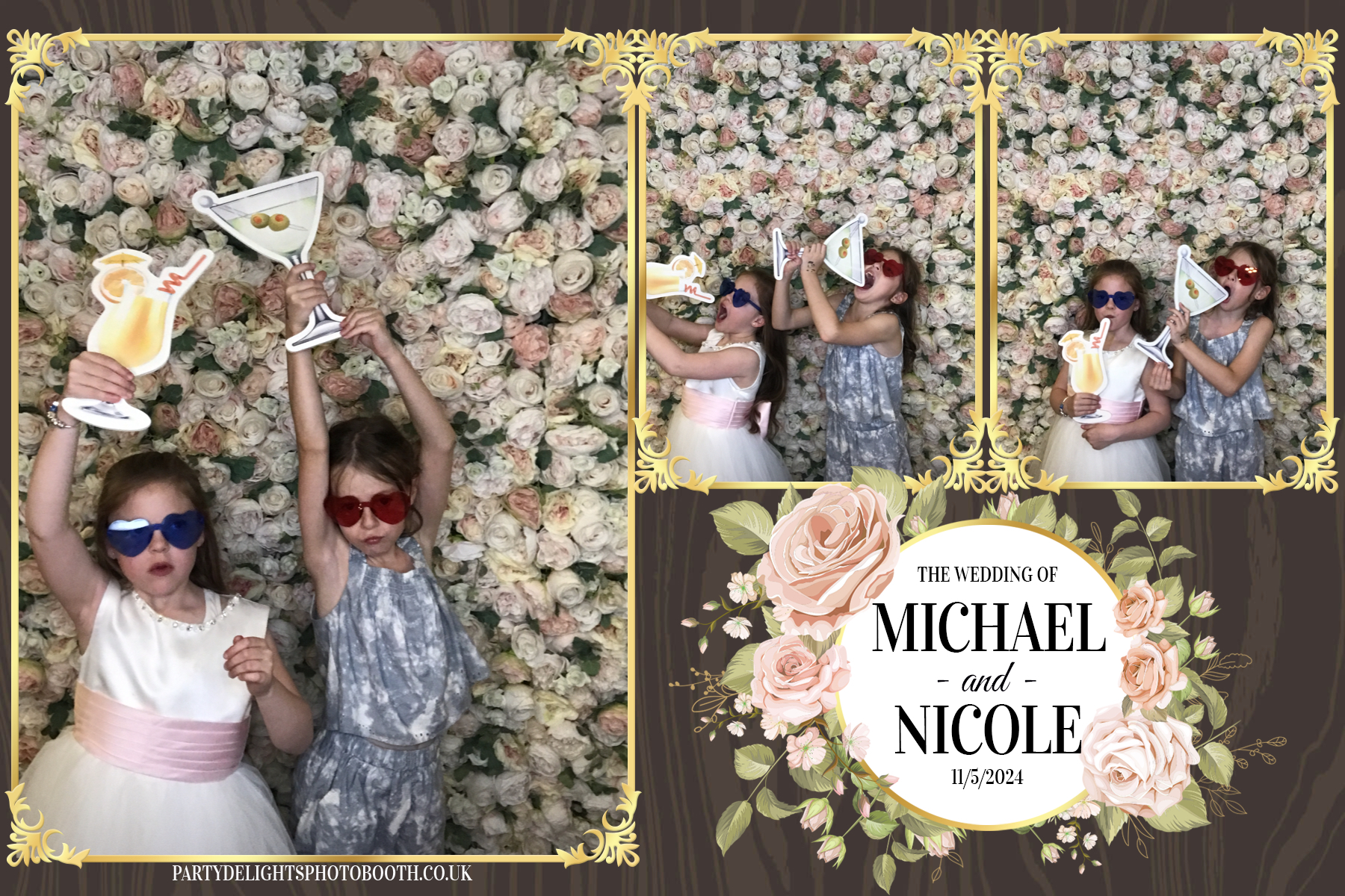 Michael & Nicole’s wedding | View more photos from the event at gallery.partydelightsphotobooth.co.uk/u/PartyDelightsPhotoBooth/Michael-Nicole’s-wedding