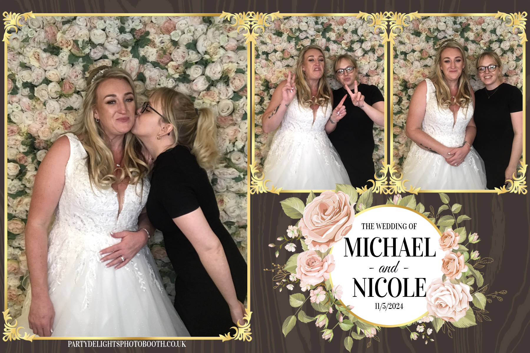 Michael & Nicole’s wedding | View more photos from the event at gallery.partydelightsphotobooth.co.uk/u/PartyDelightsPhotoBooth/Michael-Nicole’s-wedding