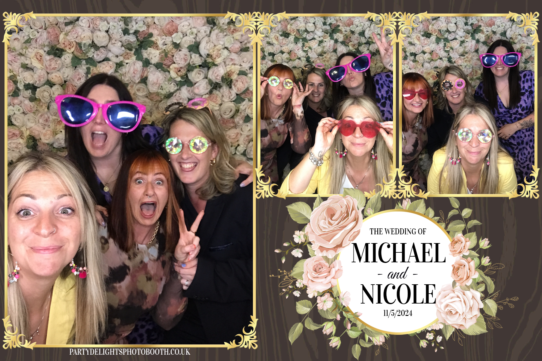 Michael & Nicole’s wedding | View more photos from the event at gallery.partydelightsphotobooth.co.uk/u/PartyDelightsPhotoBooth/Michael-Nicole’s-wedding