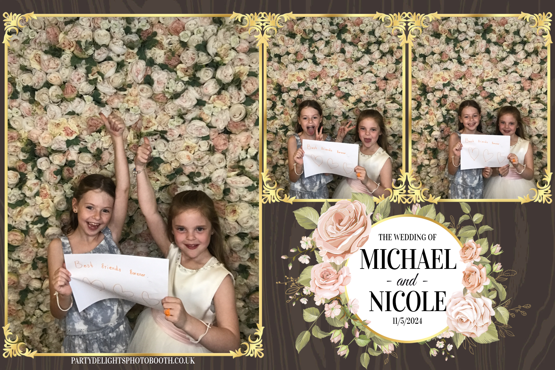 Michael & Nicole’s wedding | View more photos from the event at gallery.partydelightsphotobooth.co.uk/u/PartyDelightsPhotoBooth/Michael-Nicole’s-wedding