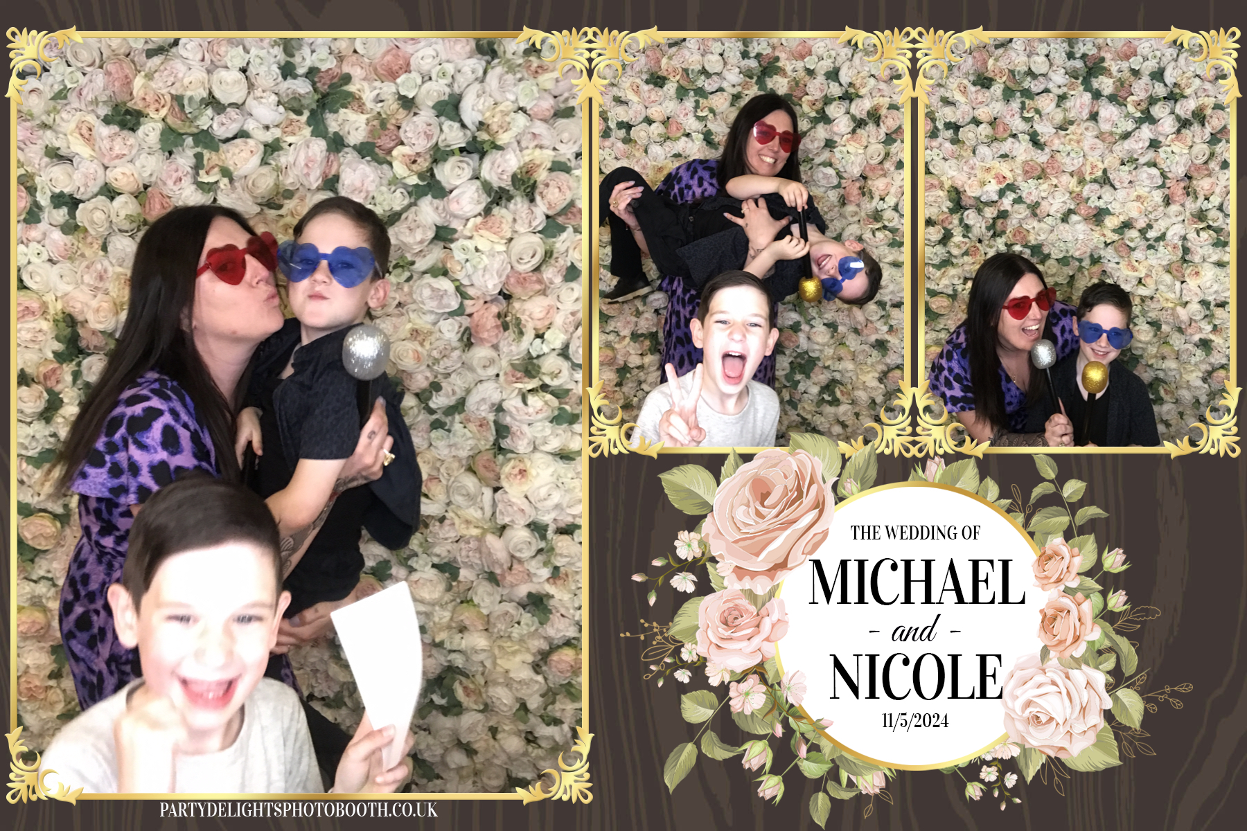 Michael & Nicole’s wedding | View more photos from the event at gallery.partydelightsphotobooth.co.uk/u/PartyDelightsPhotoBooth/Michael-Nicole’s-wedding