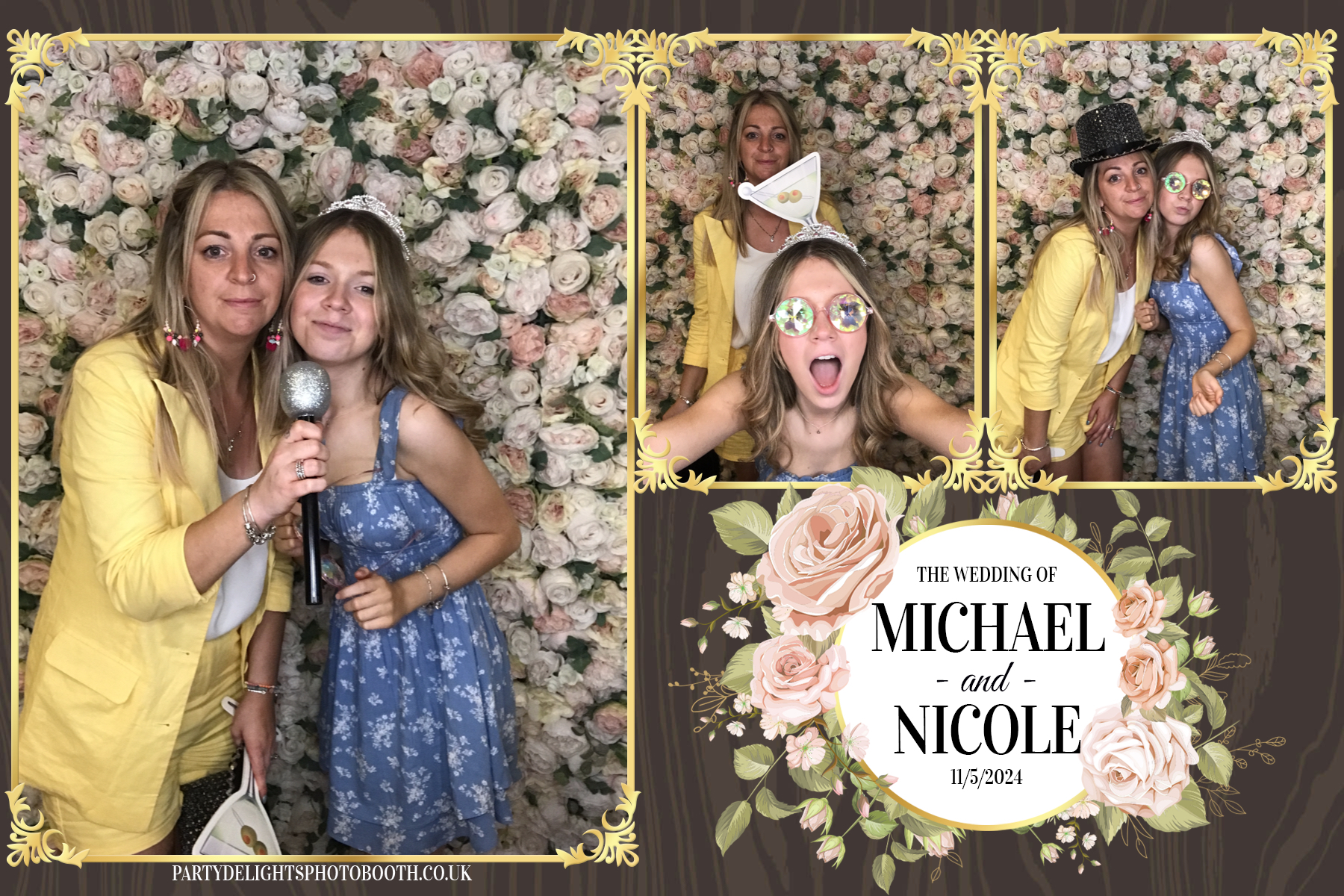 Michael & Nicole’s wedding | View more photos from the event at gallery.partydelightsphotobooth.co.uk/u/PartyDelightsPhotoBooth/Michael-Nicole’s-wedding