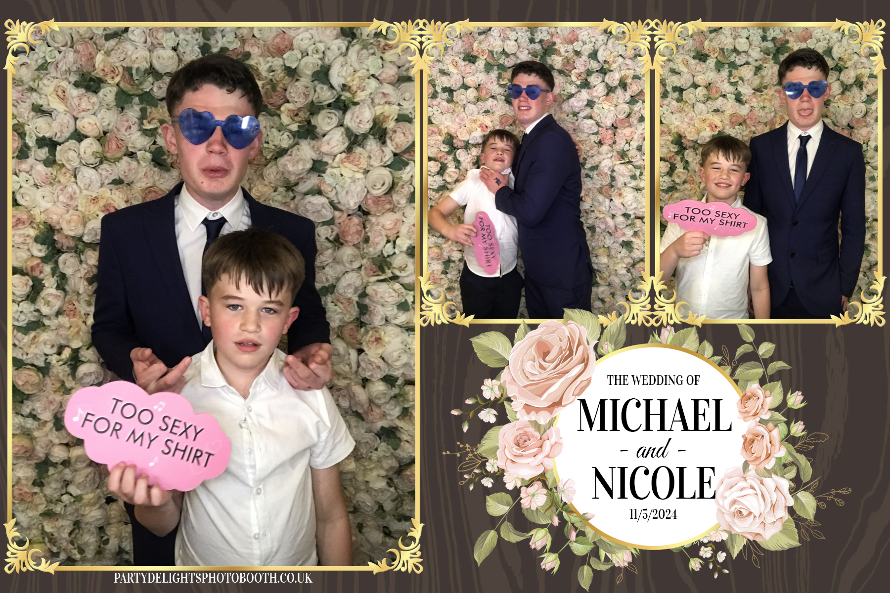 Michael & Nicole’s wedding | View more photos from the event at gallery.partydelightsphotobooth.co.uk/u/PartyDelightsPhotoBooth/Michael-Nicole’s-wedding