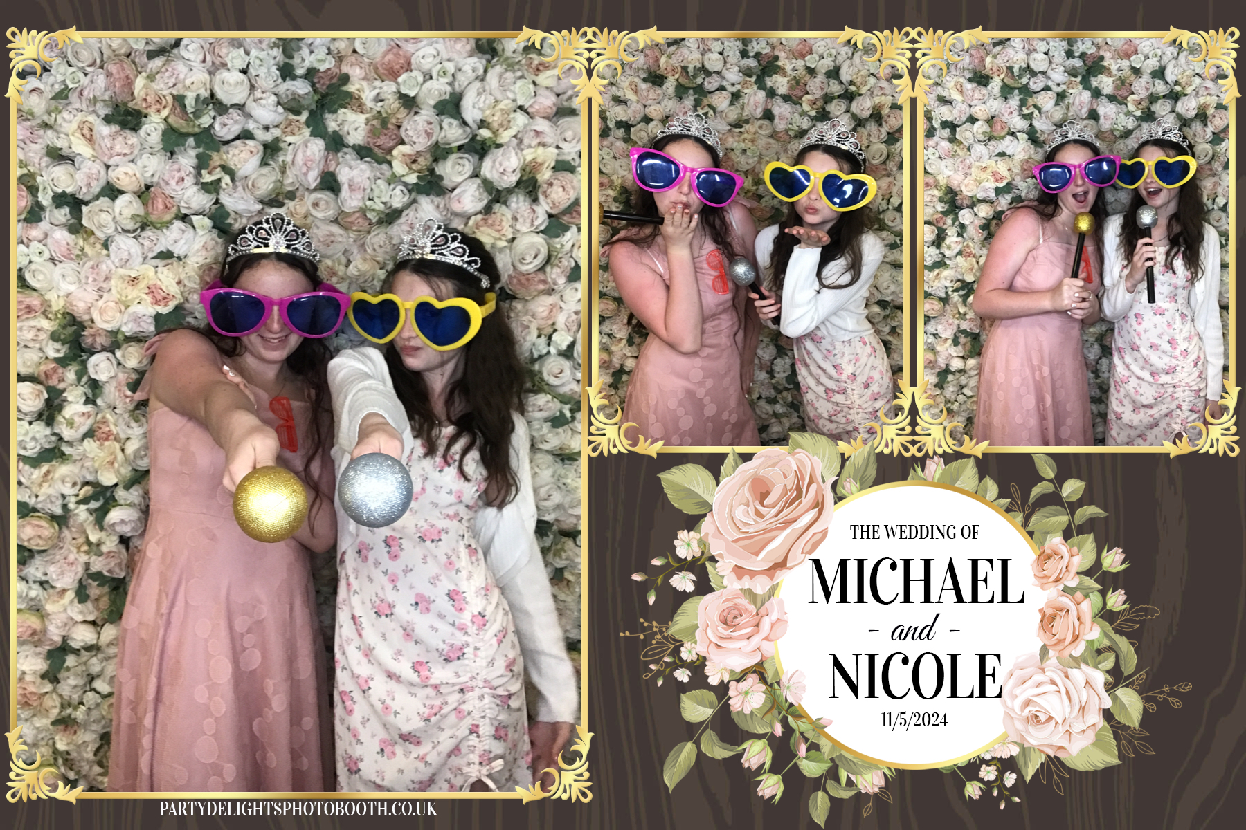 Michael & Nicole’s wedding | View more photos from the event at gallery.partydelightsphotobooth.co.uk/u/PartyDelightsPhotoBooth/Michael-Nicole’s-wedding