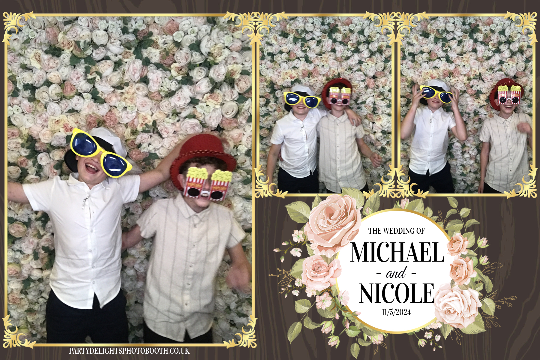 Michael & Nicole’s wedding | View more photos from the event at gallery.partydelightsphotobooth.co.uk/u/PartyDelightsPhotoBooth/Michael-Nicole’s-wedding