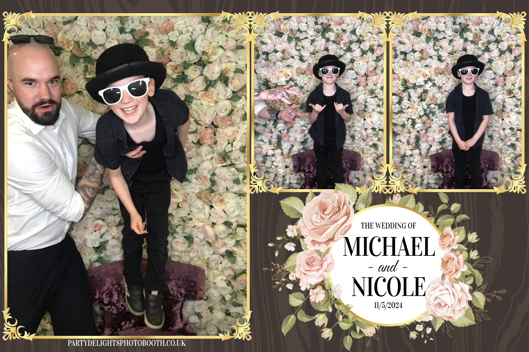 Michael & Nicole’s wedding | View more photos from the event at gallery.partydelightsphotobooth.co.uk/u/PartyDelightsPhotoBooth/Michael-Nicole’s-wedding